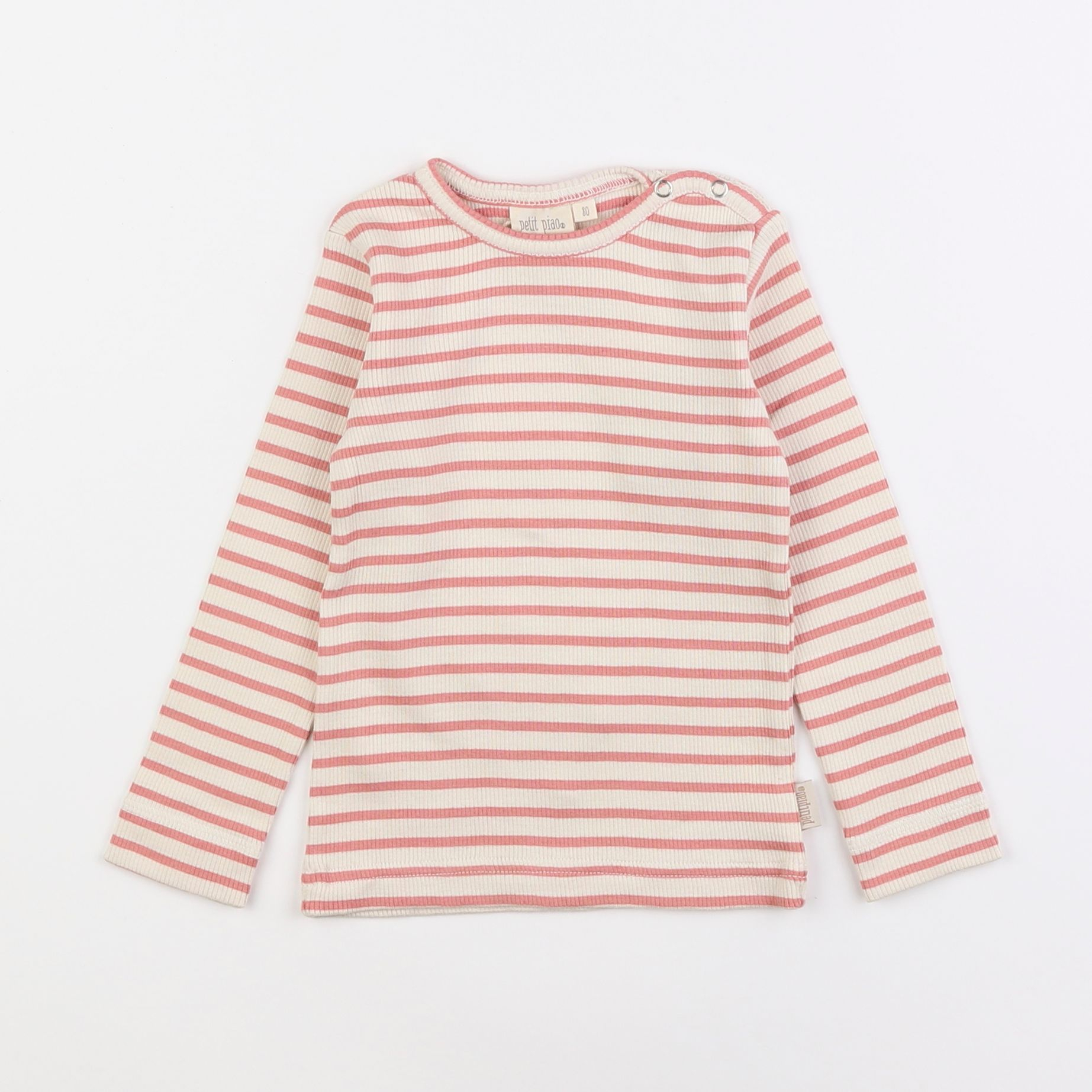 Petit Piao - tee-shirt rose - 12 mois