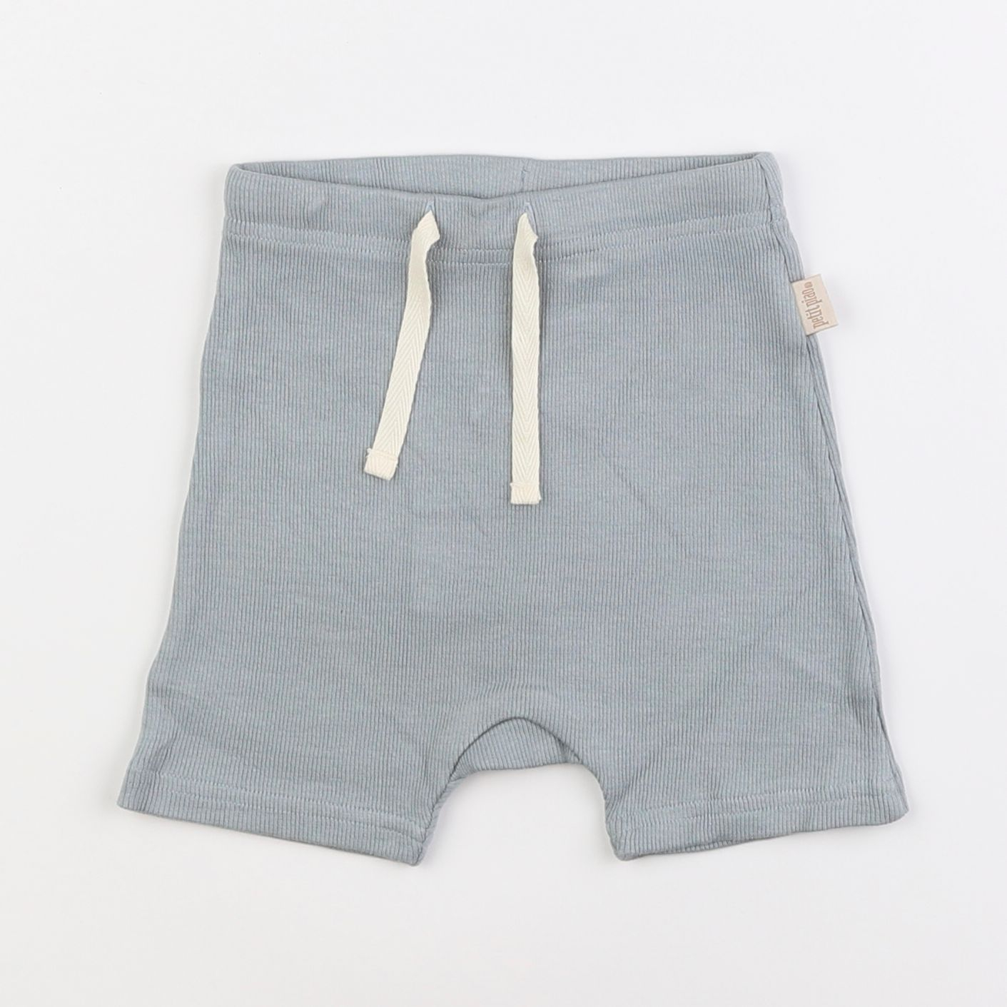 Petit Piao - short bleu - 12 mois