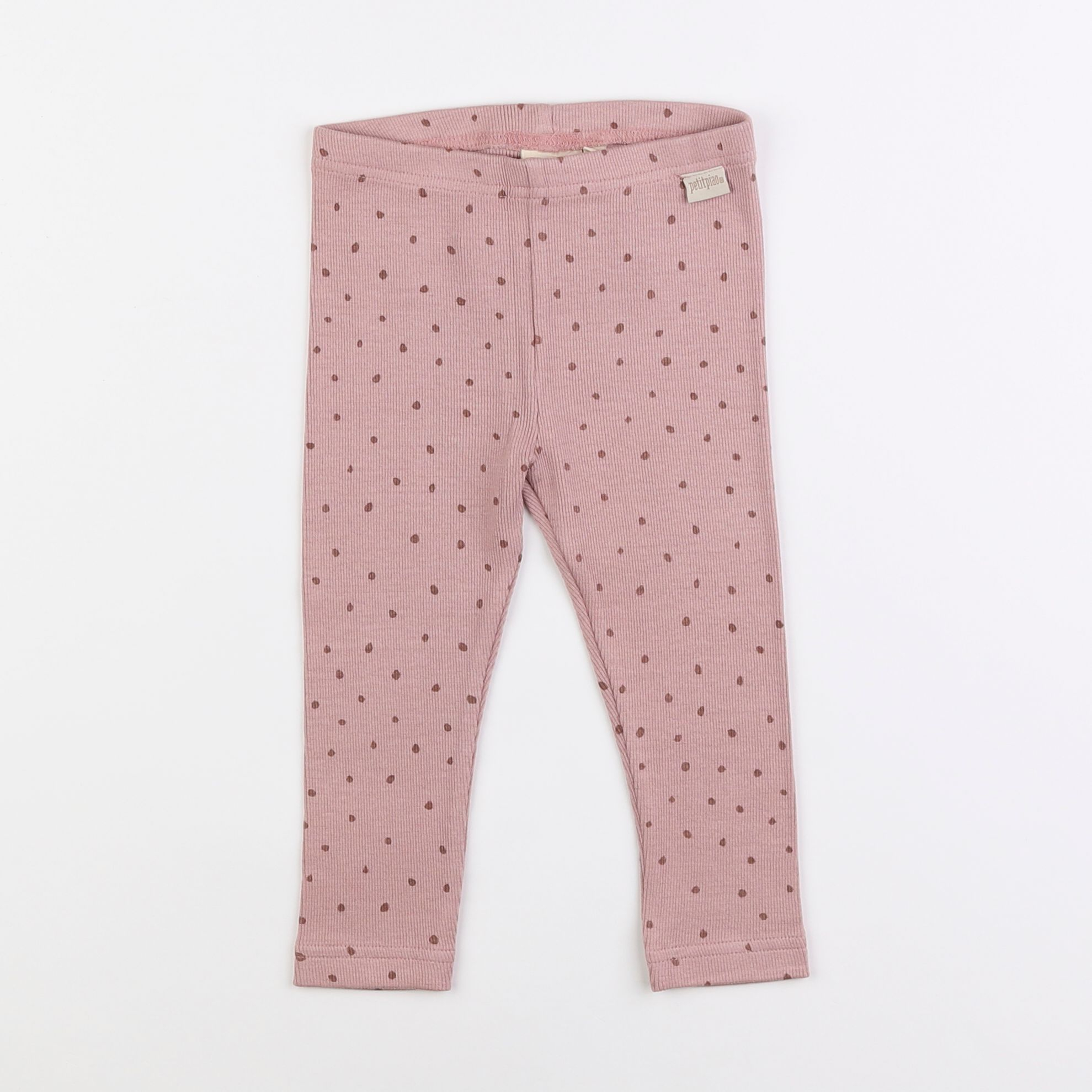 Petit Piao - legging rose - 12 mois