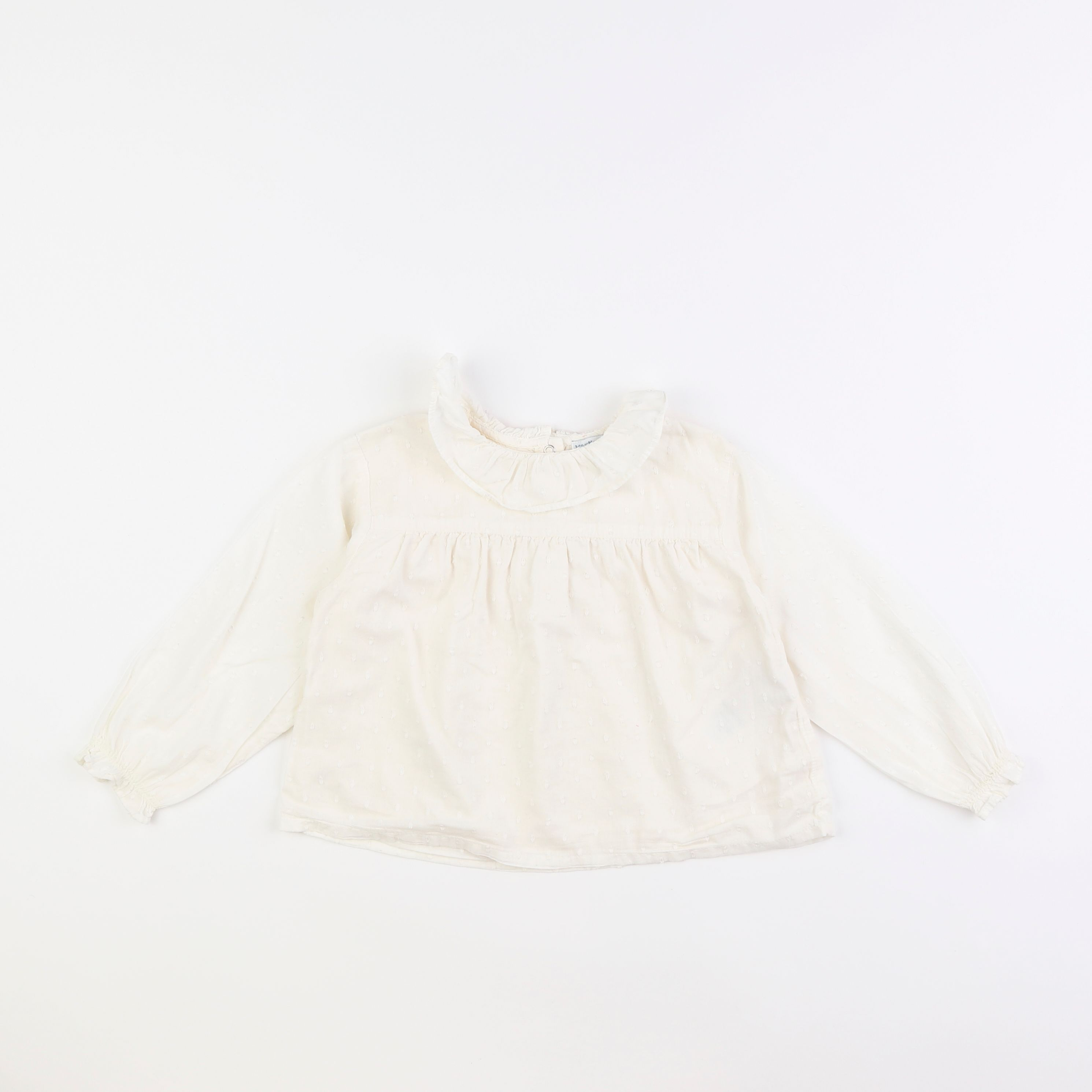 Vertbaudet - blouse beige - 3 ans