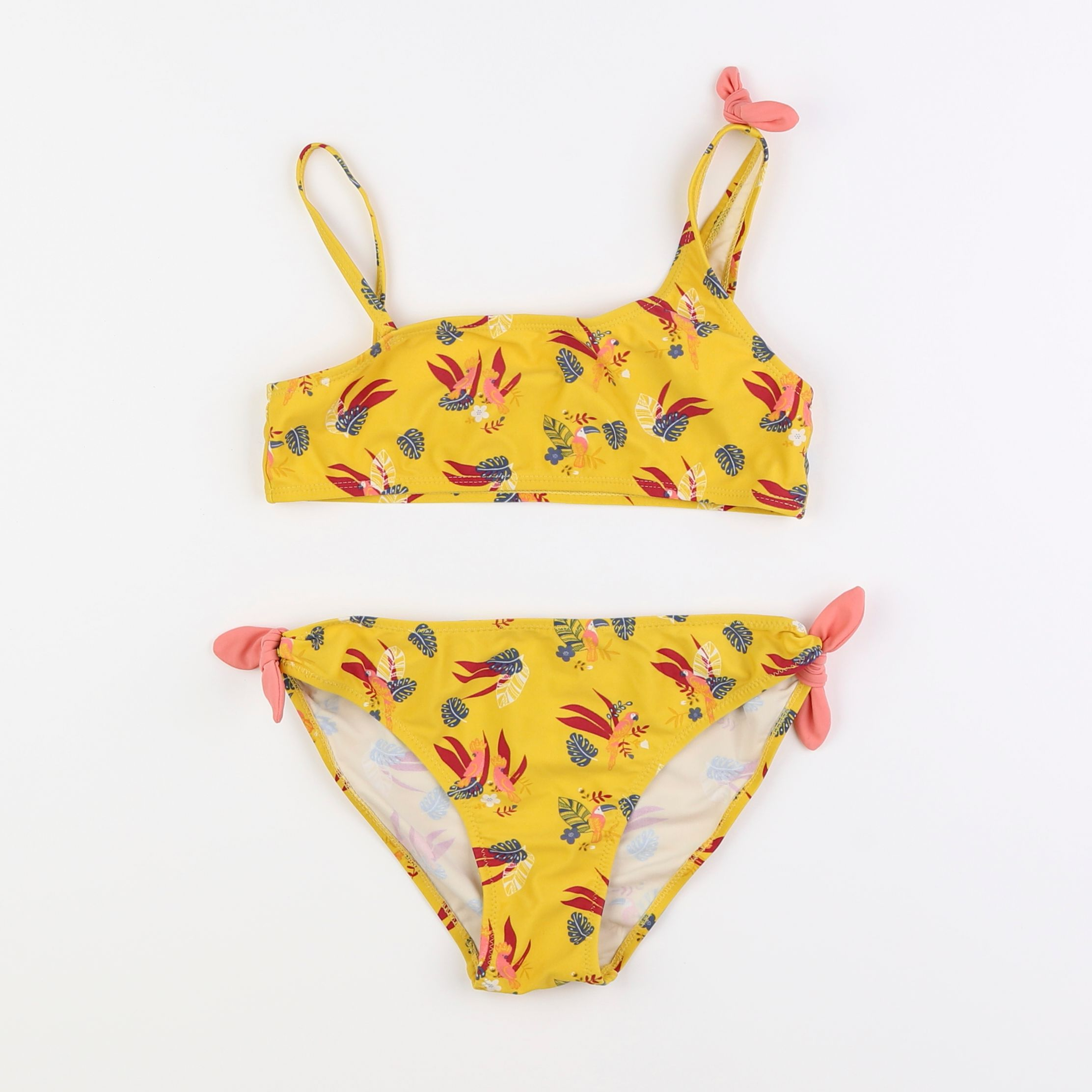 Vertbaudet - maillot de bain jaune - 11/12 ans