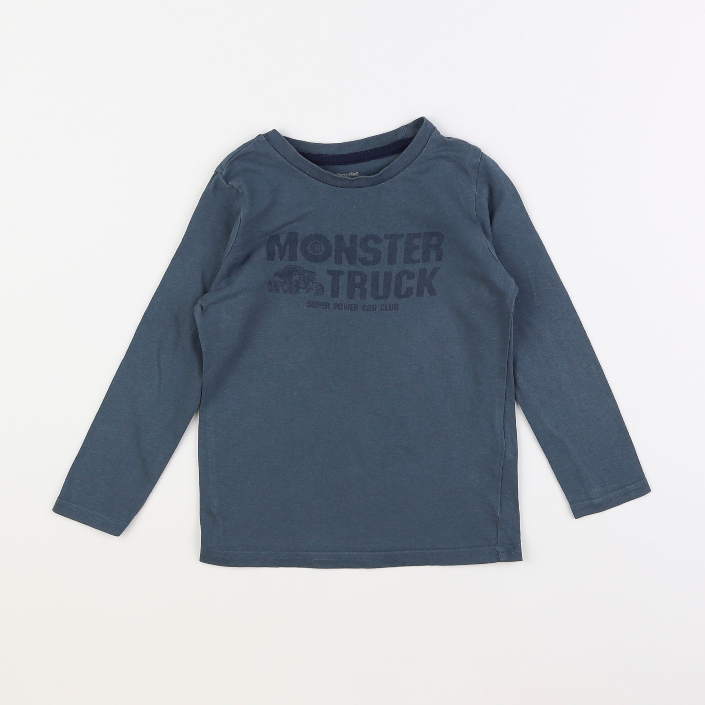 Vertbaudet - tee-shirt bleu - 4 ans