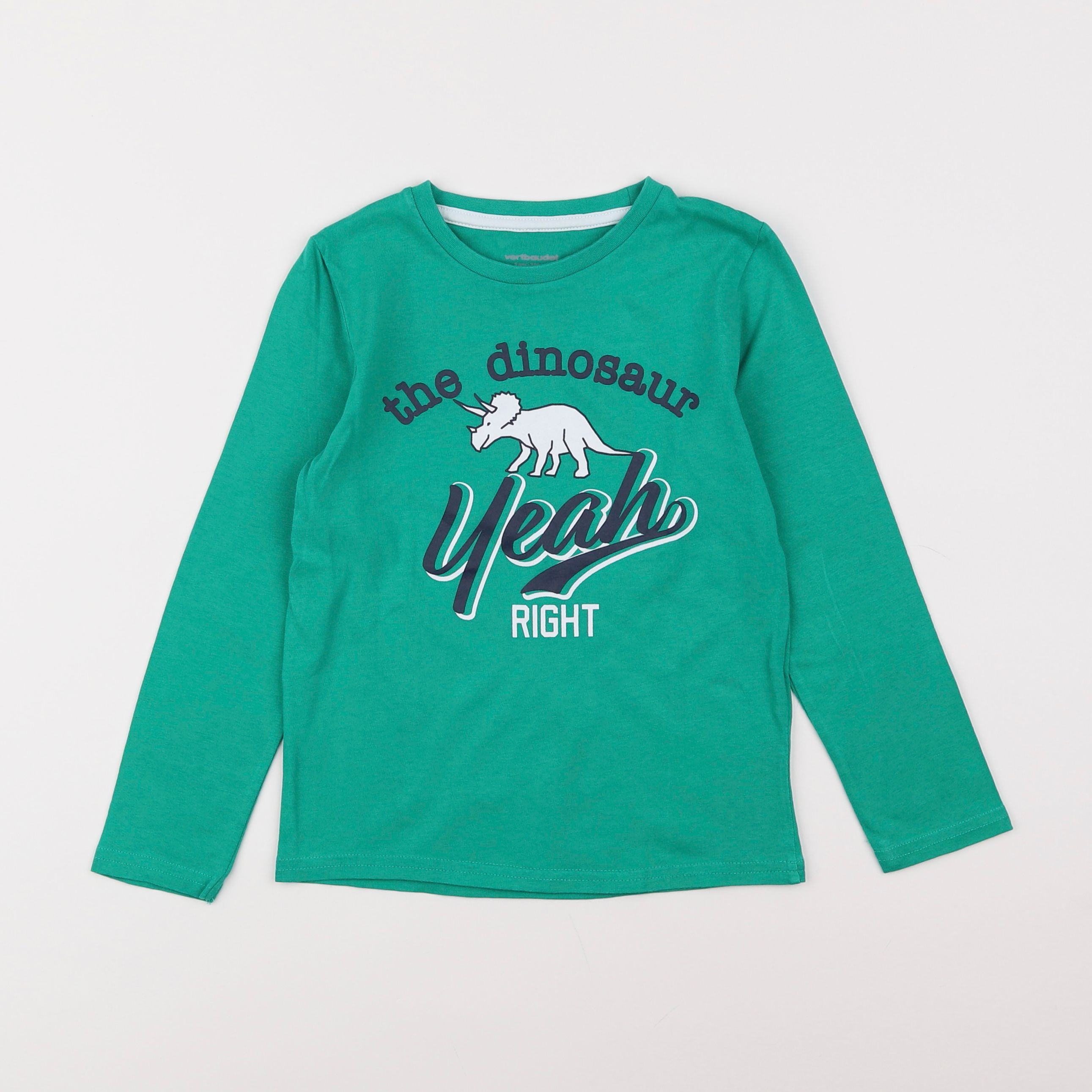 Vertbaudet - tee-shirt vert - 5 ans