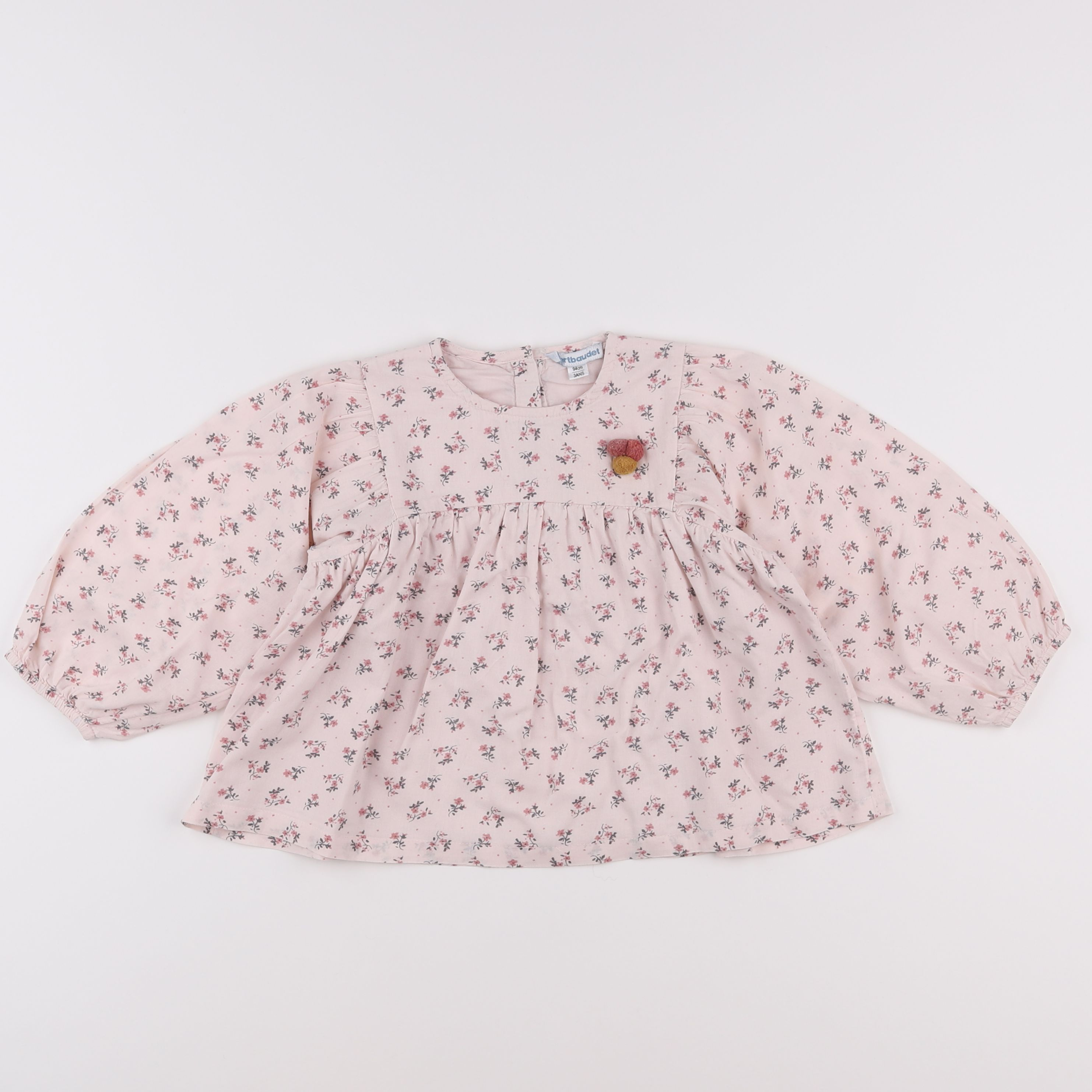 Vertbaudet - blouse rose - 3 ans