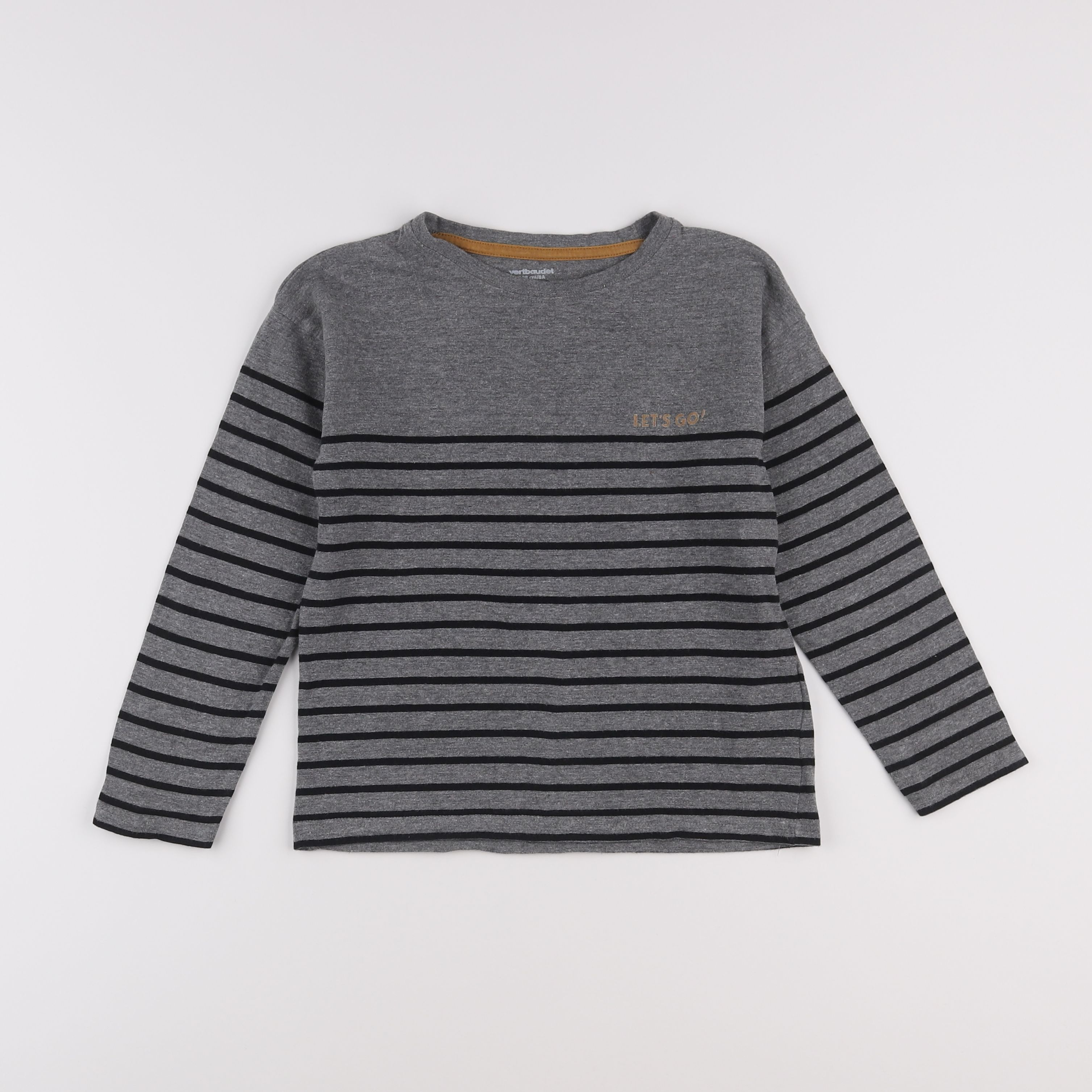 Vertbaudet - tee-shirt gris - 6 ans