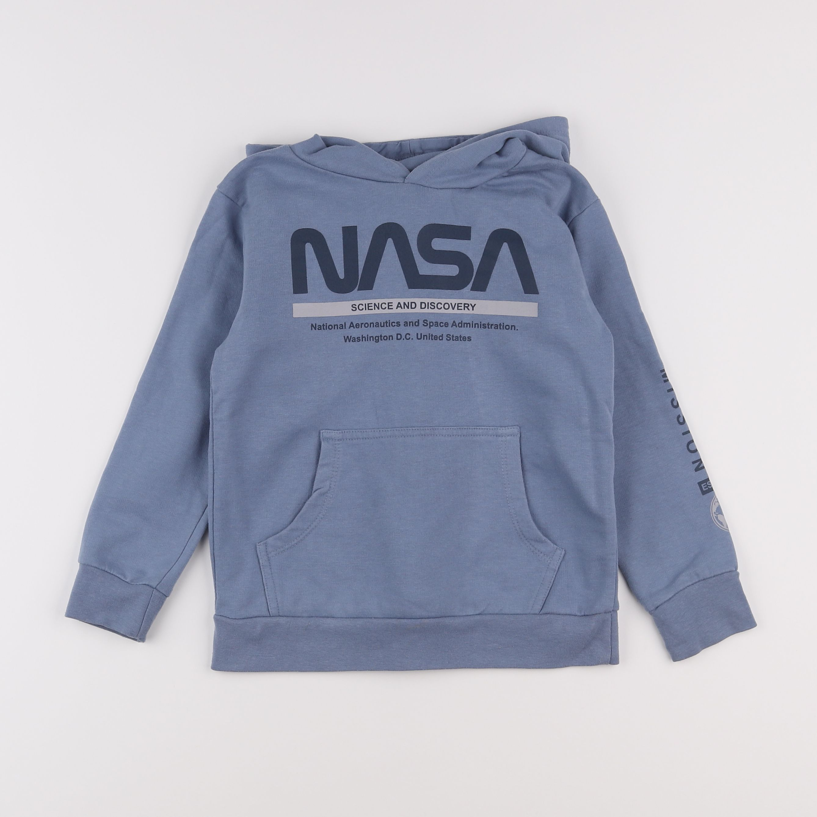 Vertbaudet - sweat bleu - 6 ans