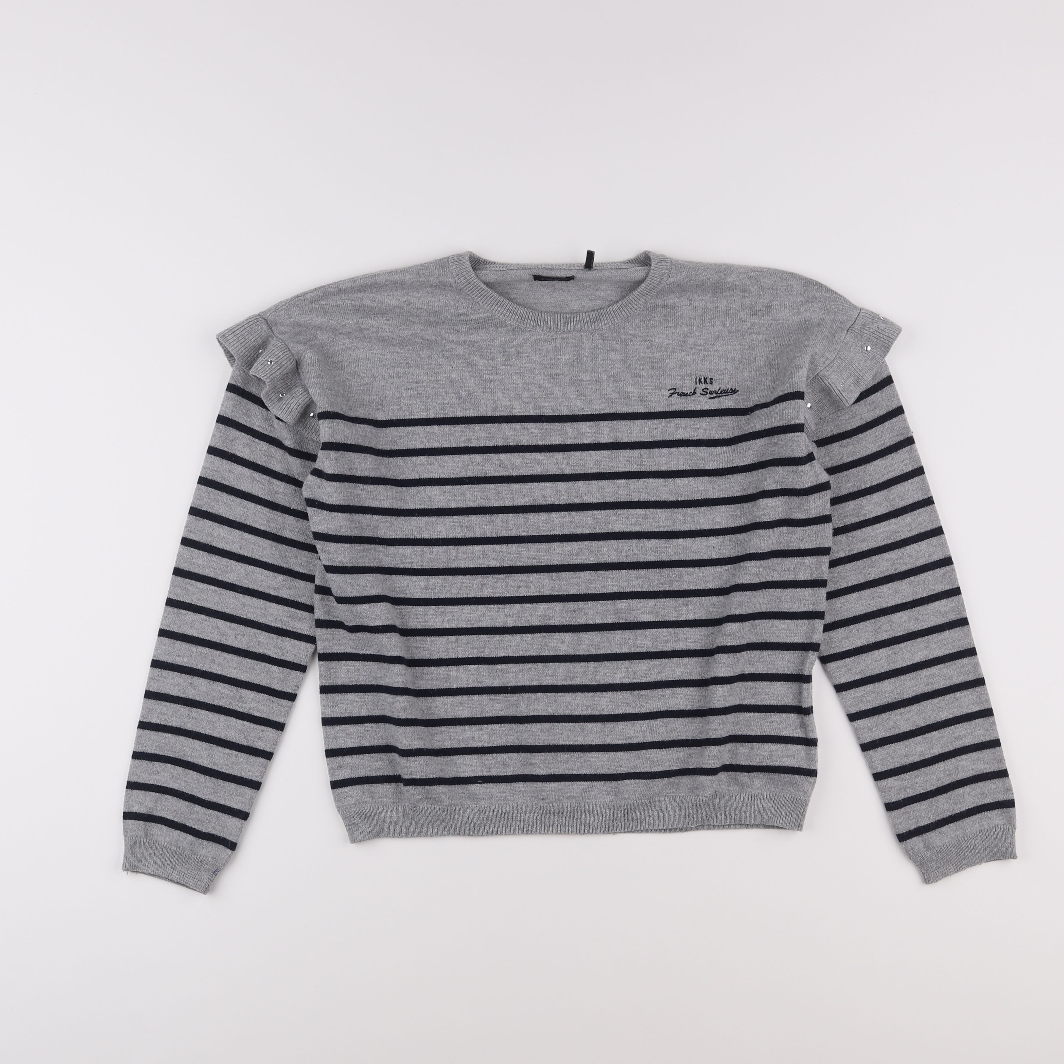 IKKS - pull gris - 12 ans