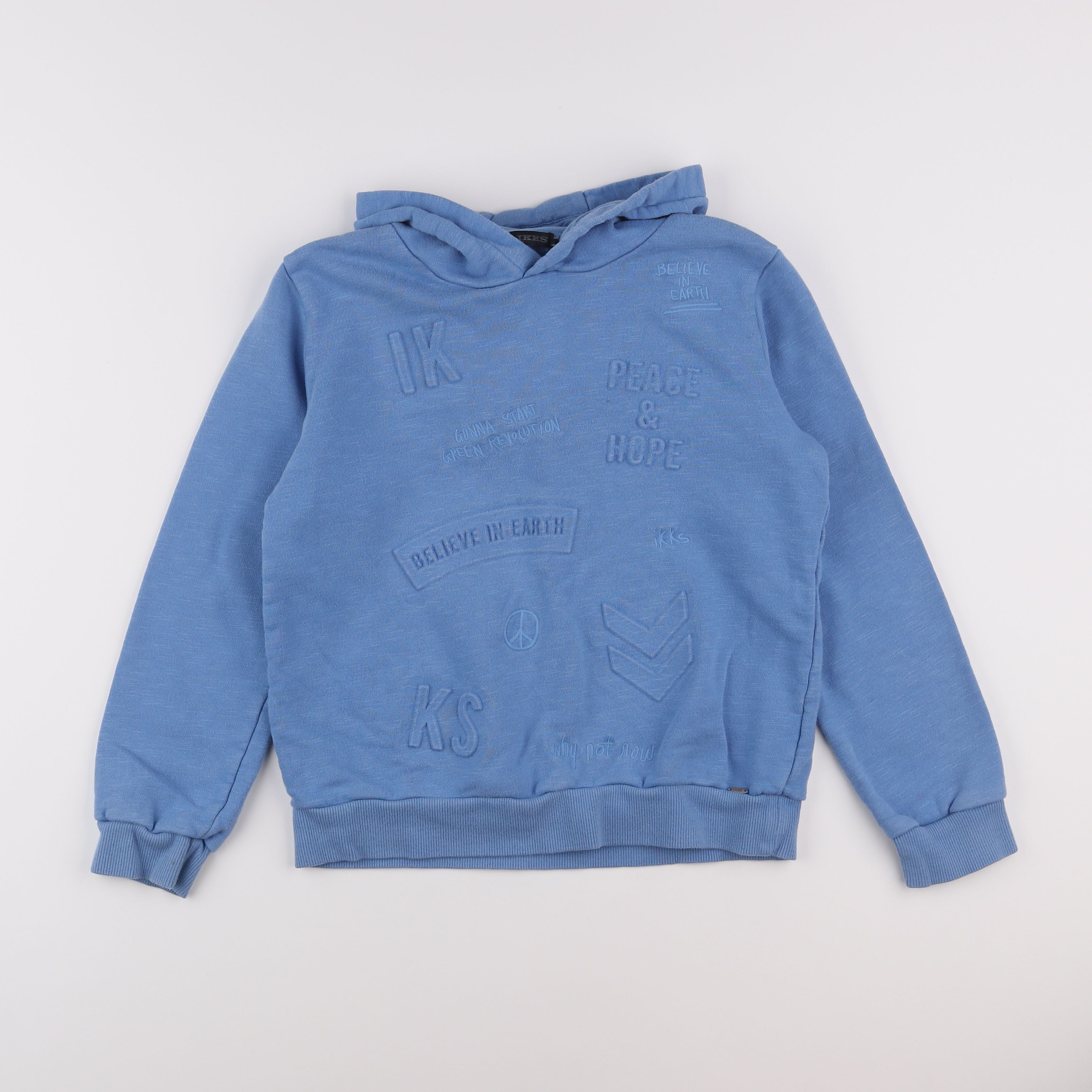 IKKS - sweat bleu - 10 ans