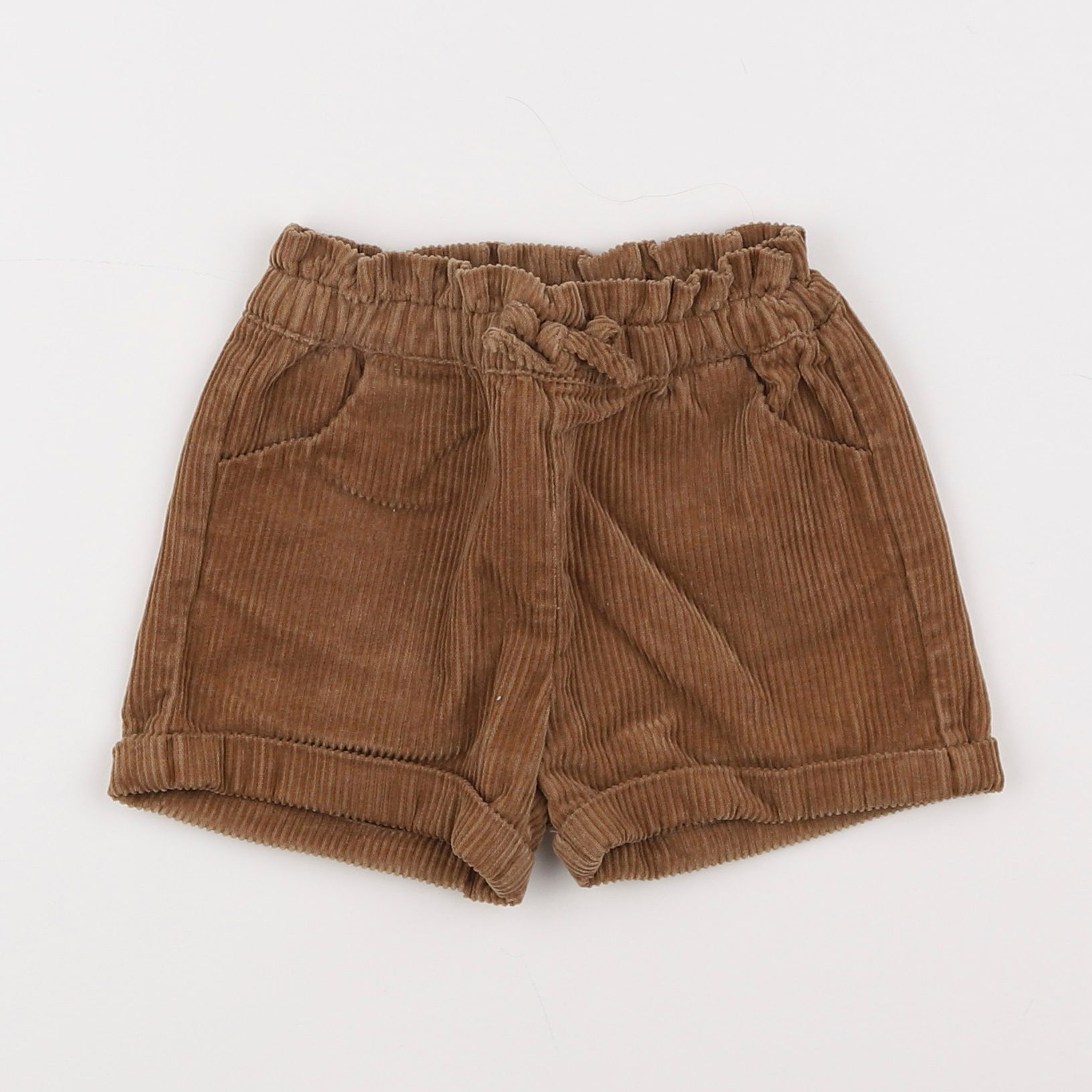 Vertbaudet - short marron - 2 ans