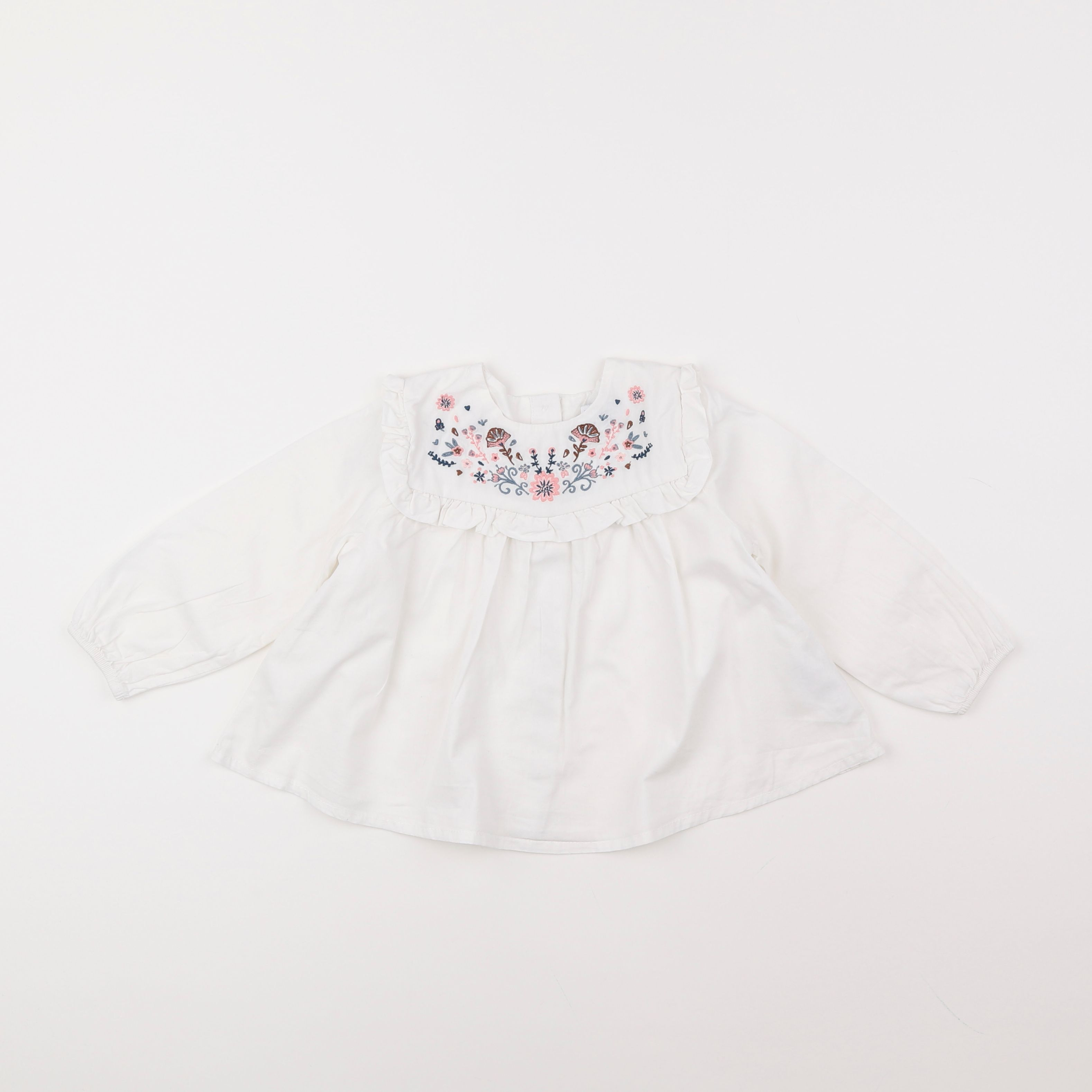 Vertbaudet - blouse blanc - 2 ans