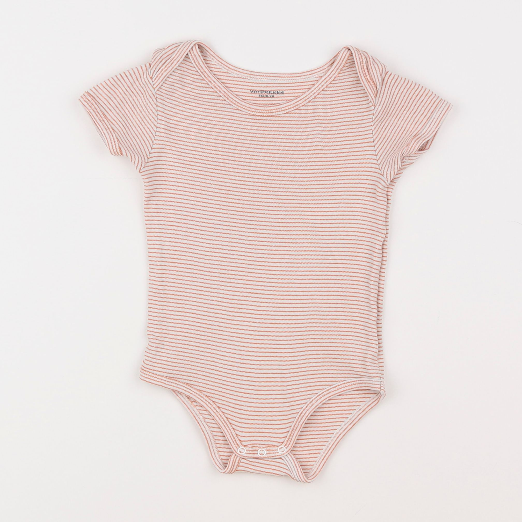 Vertbaudet - body orange - 2 ans