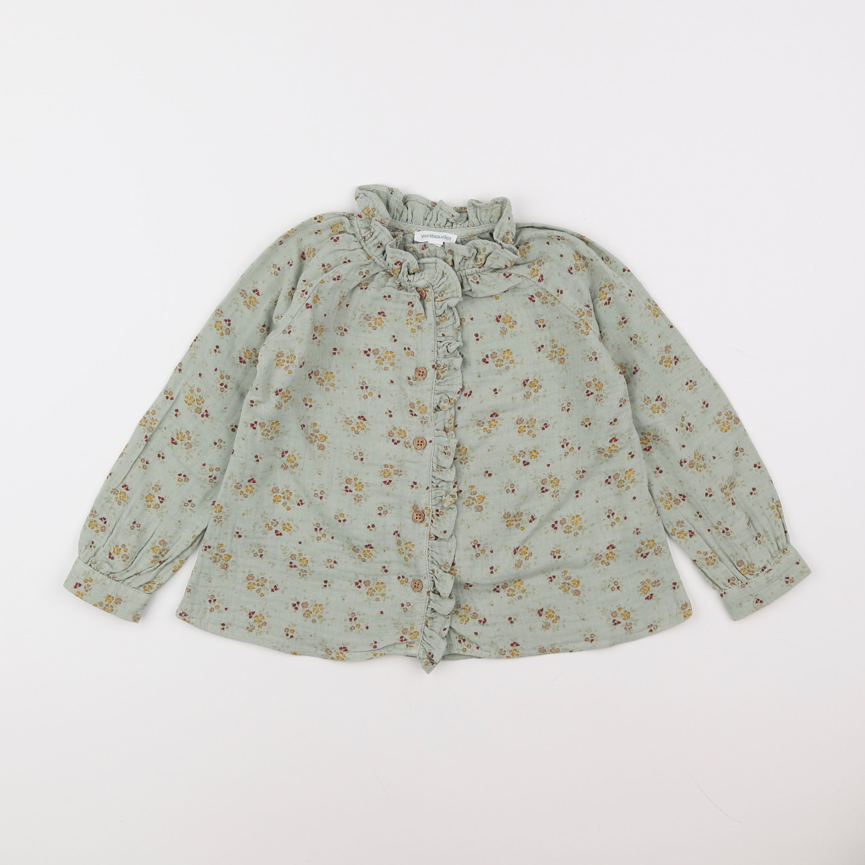 Vertbaudet - blouse bleu - 3 ans