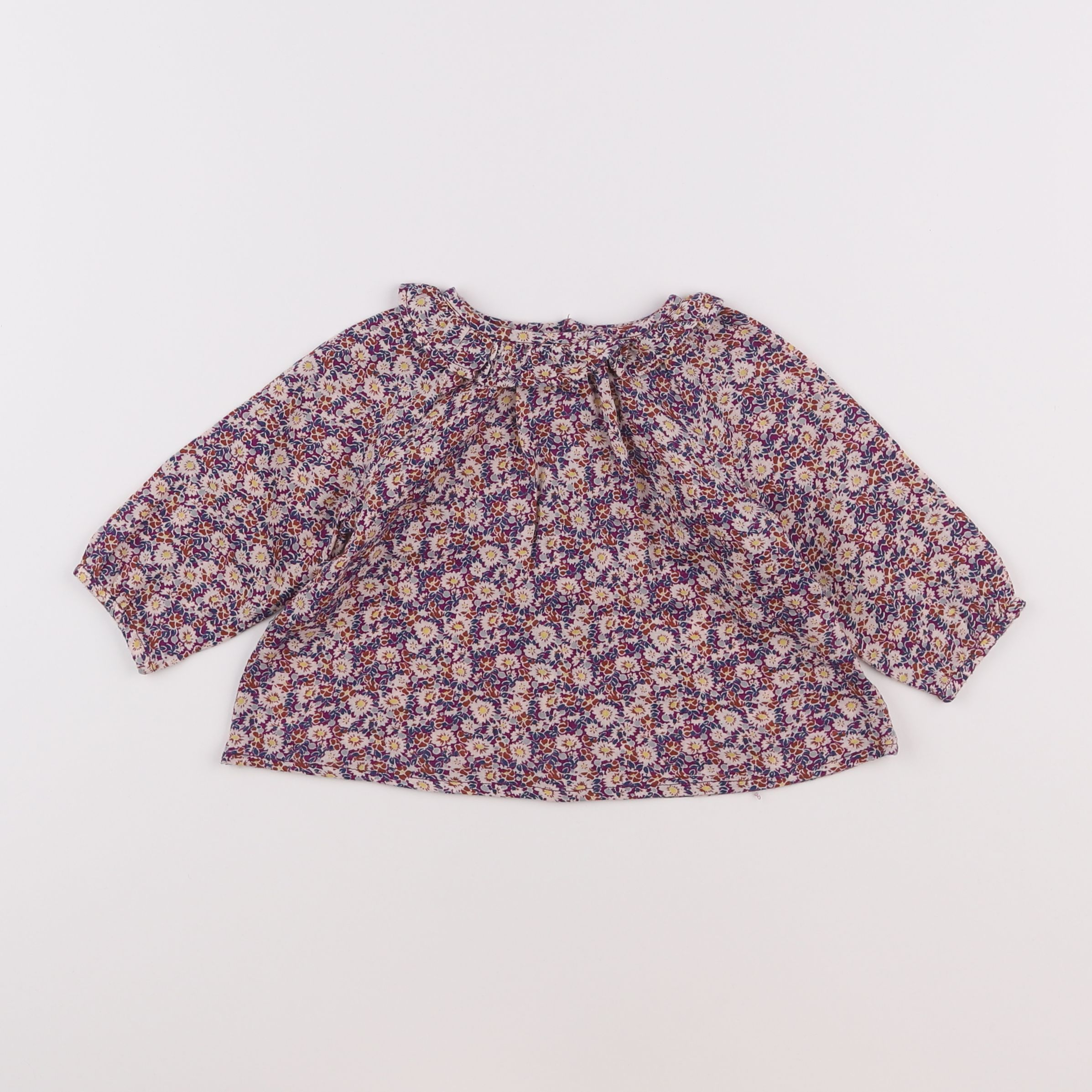 Boutchou - blouse multicolore - 6 mois