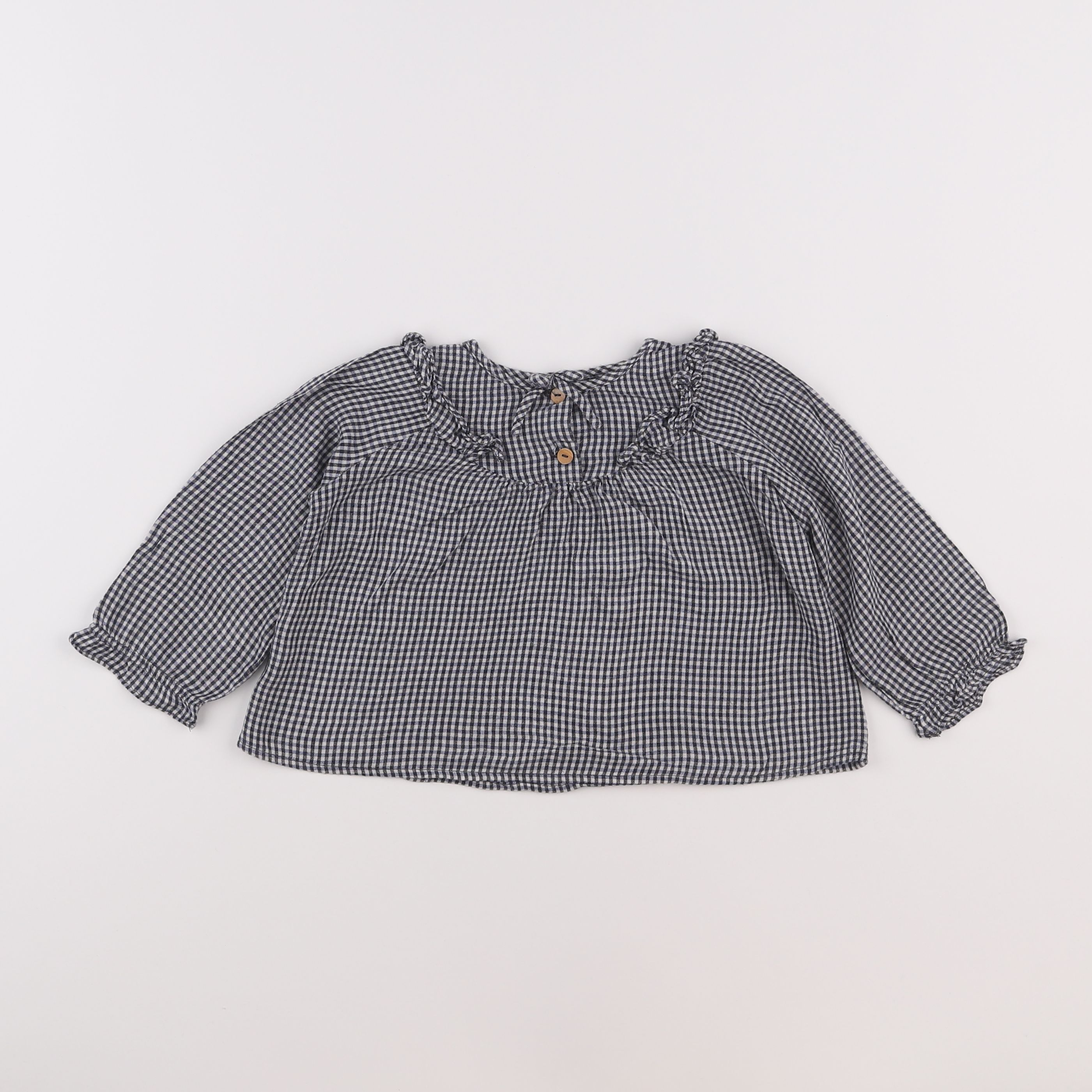 Zara - blouse noir - 18 mois à 2 ans