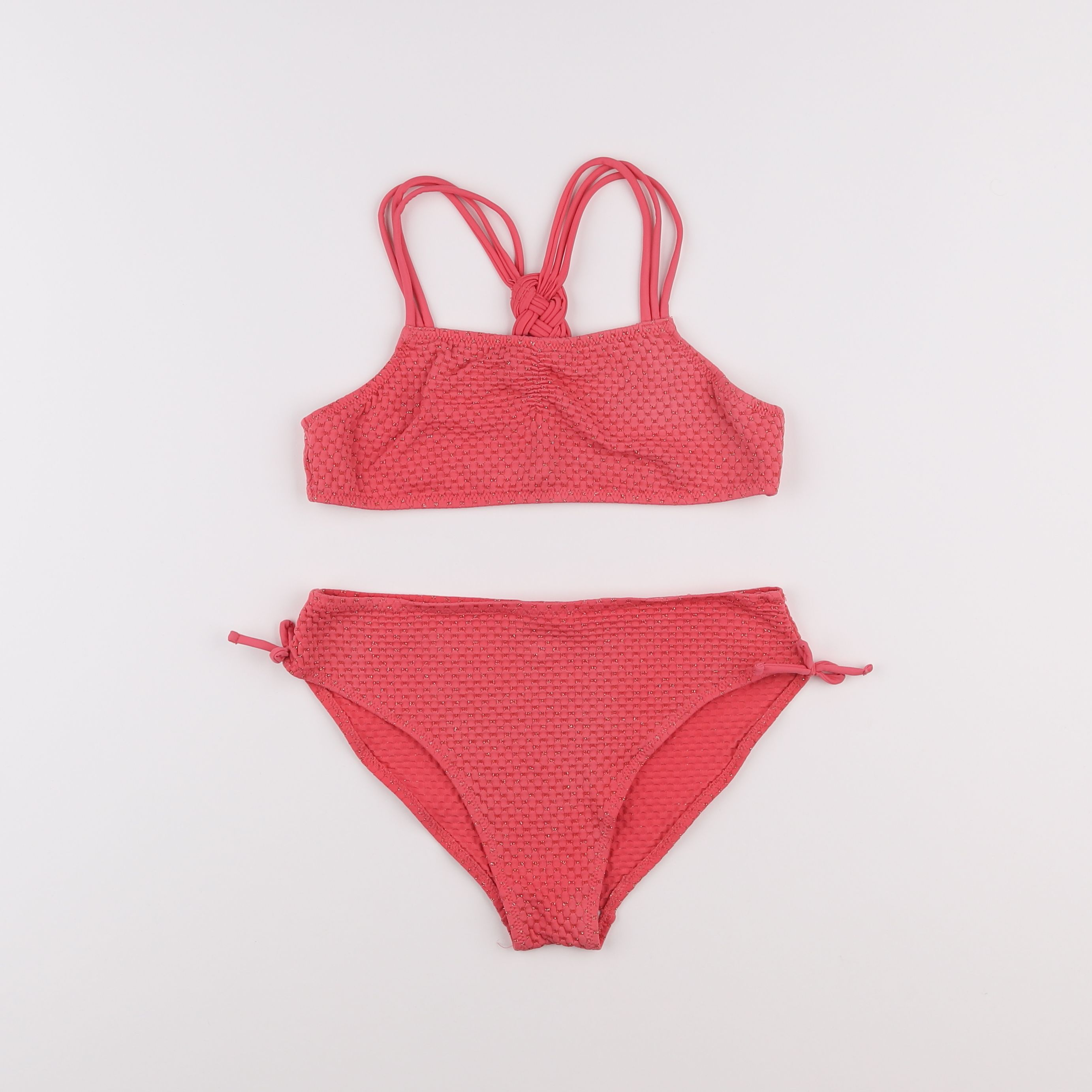 Vertbaudet - maillot de bain rouge - 12 ans