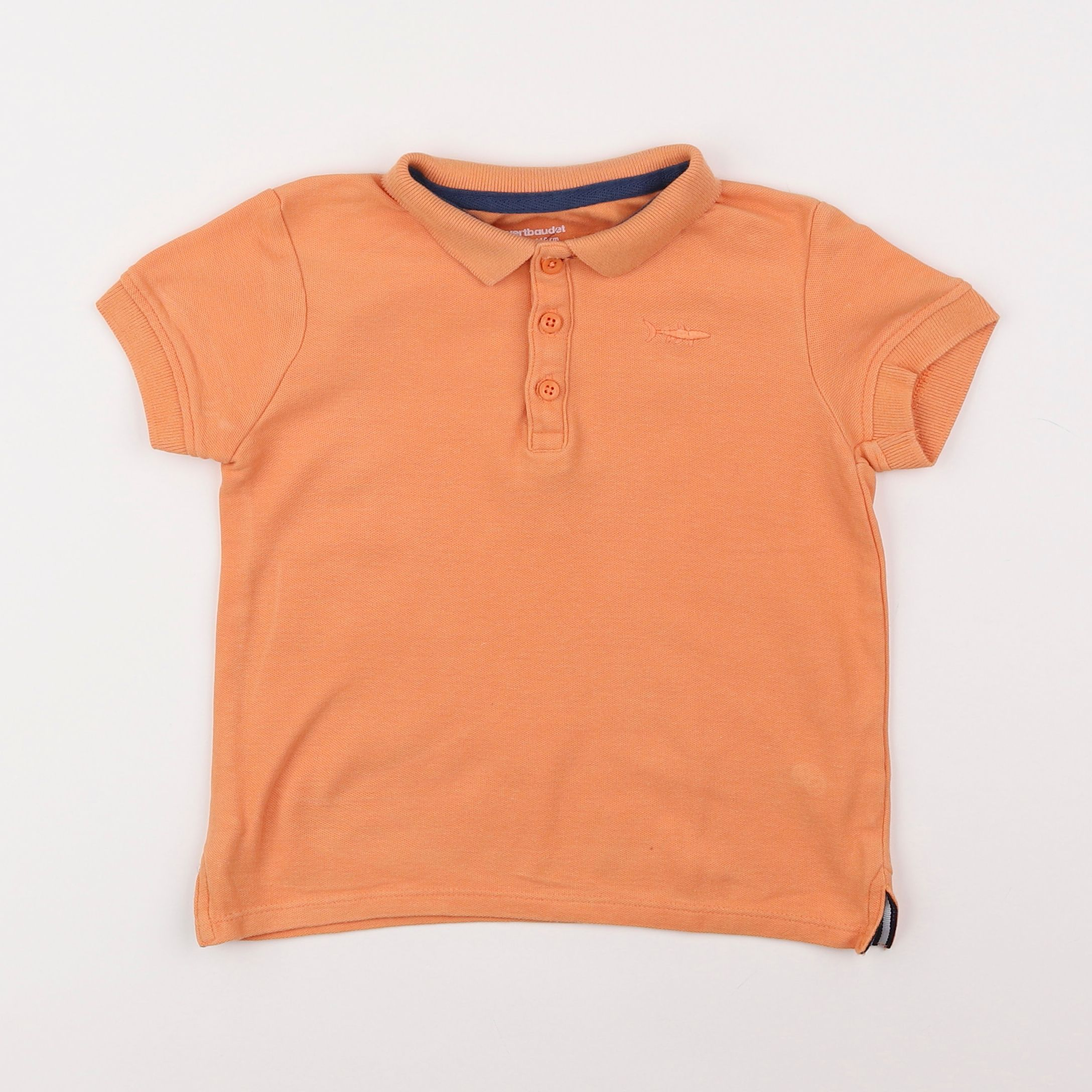 Vertbaudet - polo orange - 5 ans