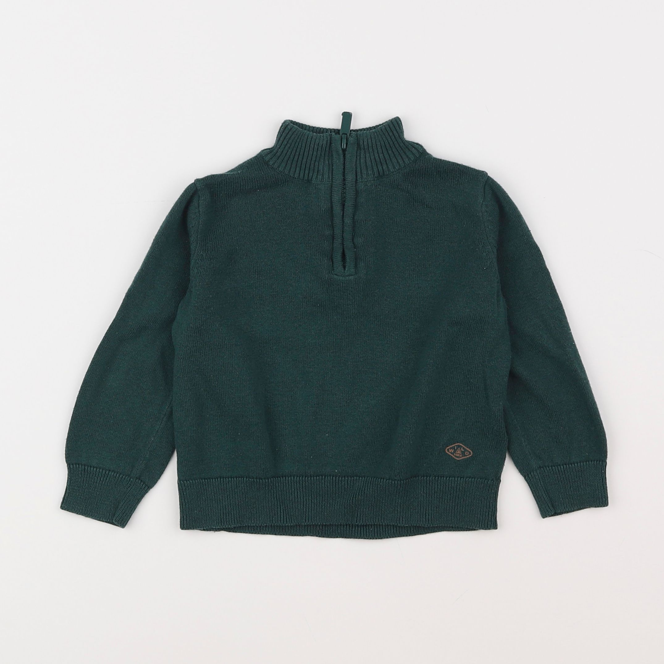 Vertbaudet - pull vert - 2 ans