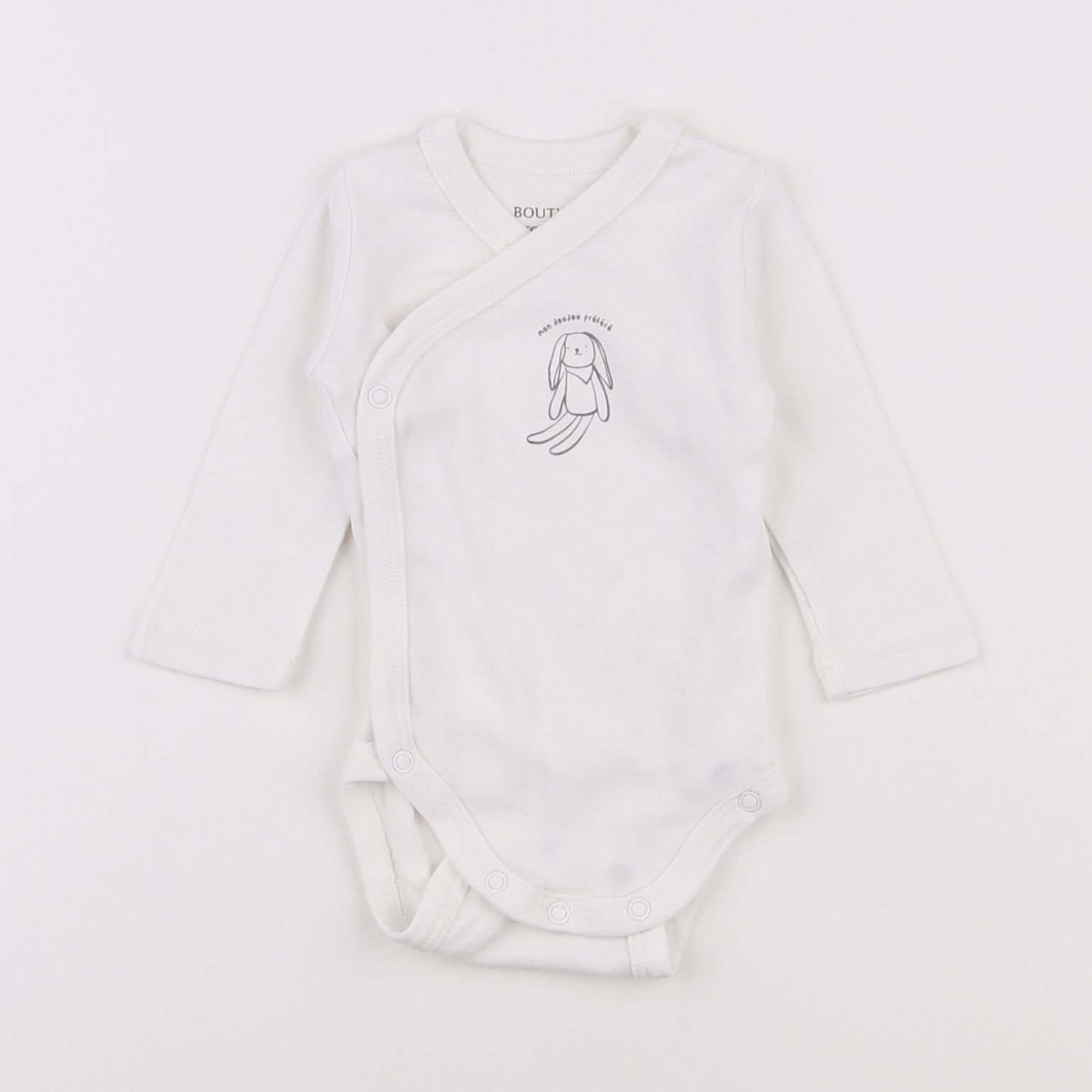 Boutchou - body blanc - 1 mois