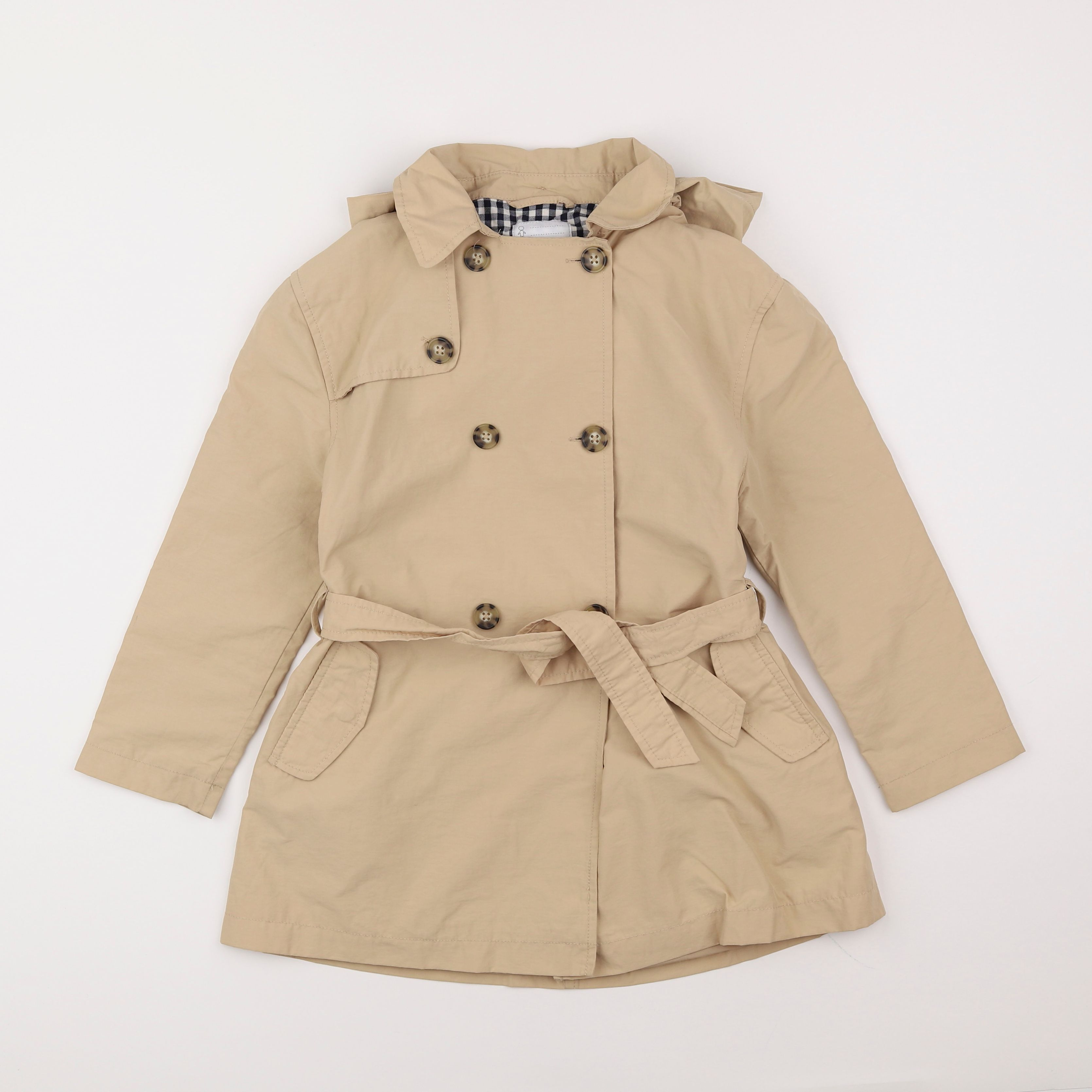 Vertbaudet - trench beige - 8 ans