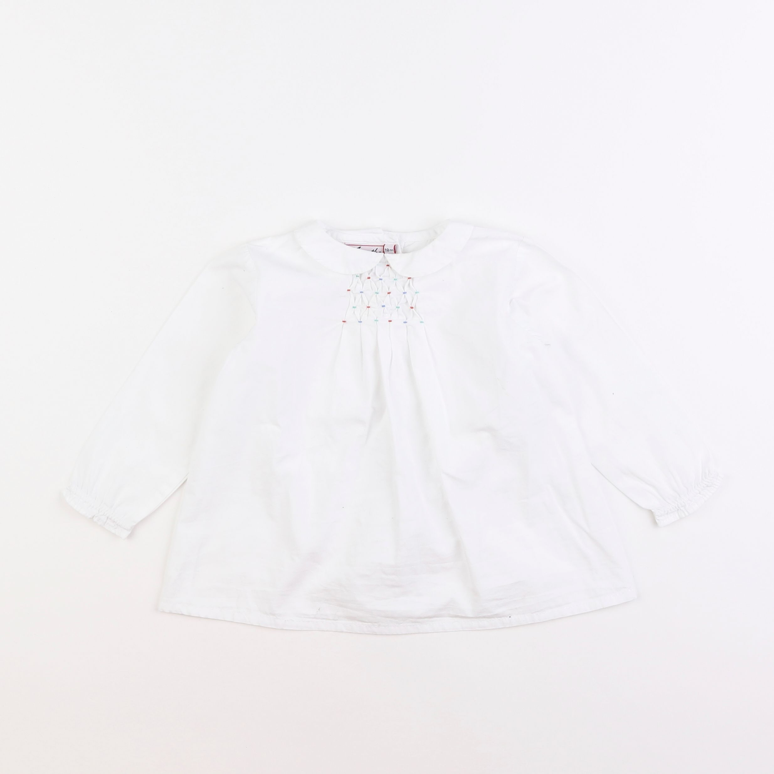 Acanthe - blouse blanc - 18 mois