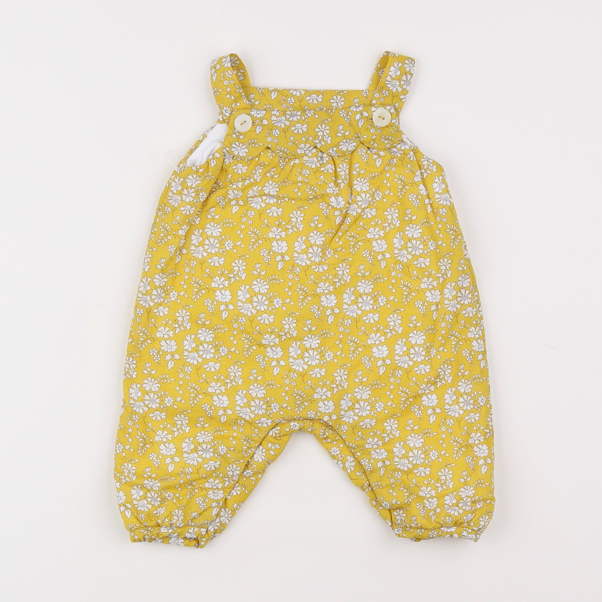 Jacadi - combinaison liberty jaune - 1 mois