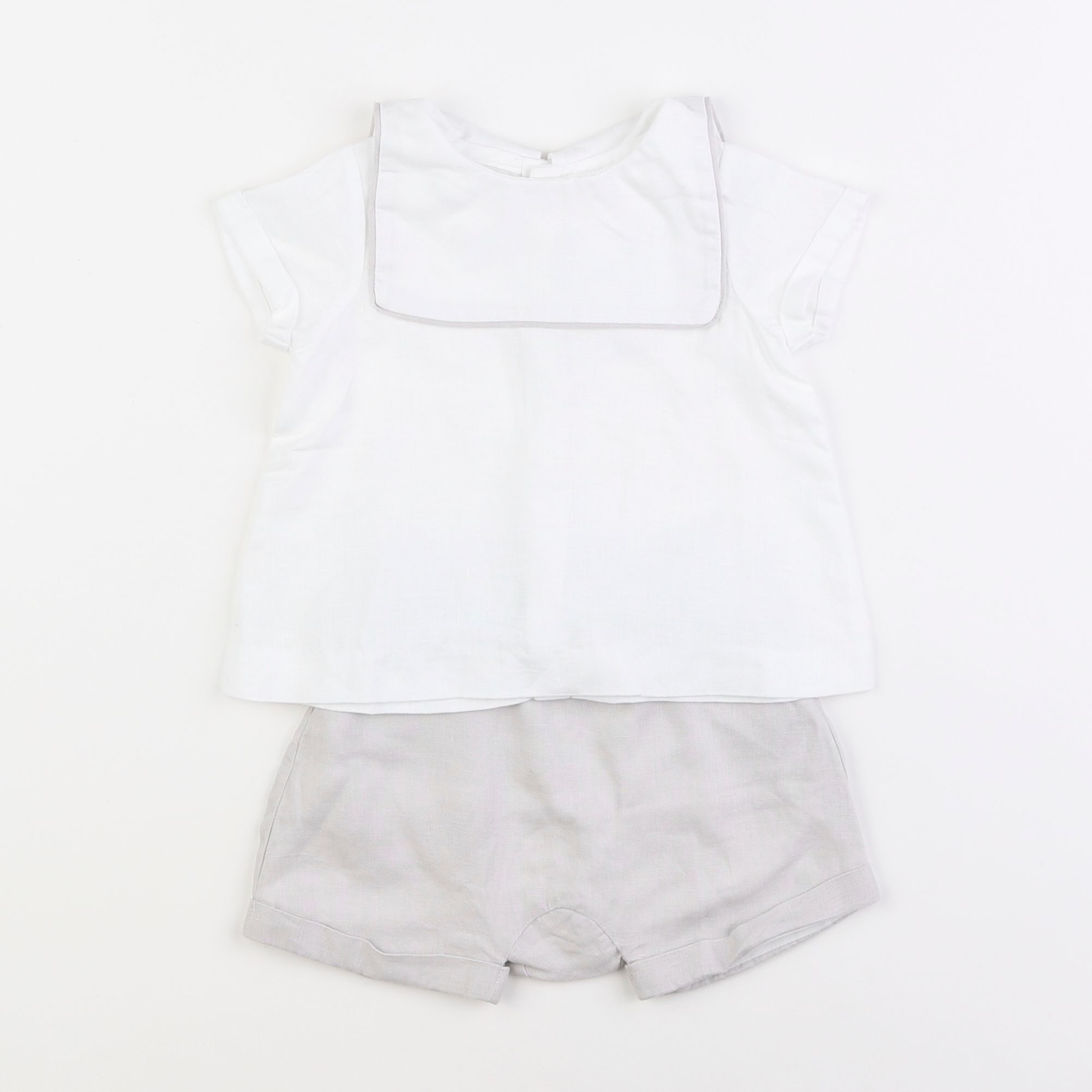 Jacadi - ensemble blanc - 6 mois