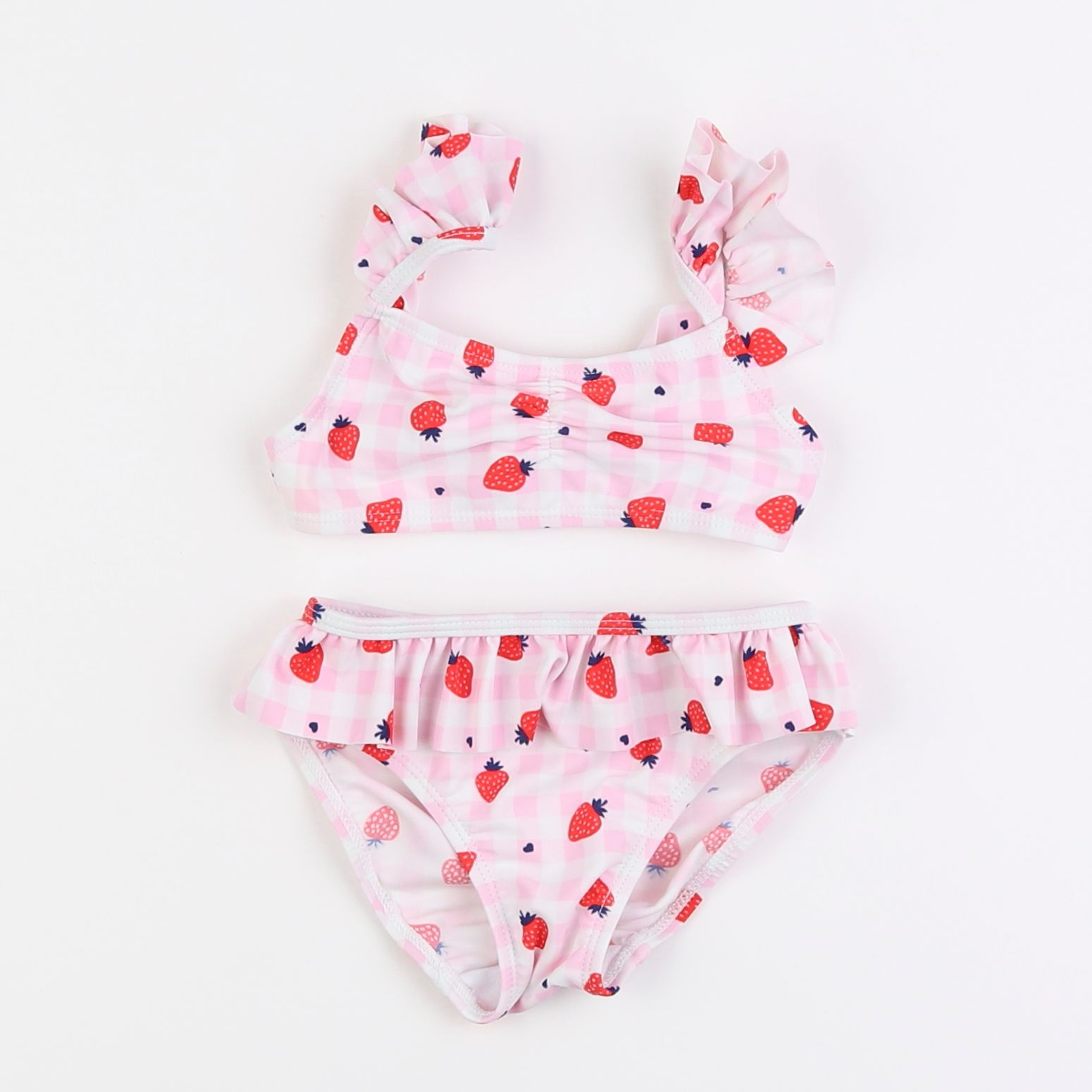 Vertbaudet - maillot de bain rose - 2 ans