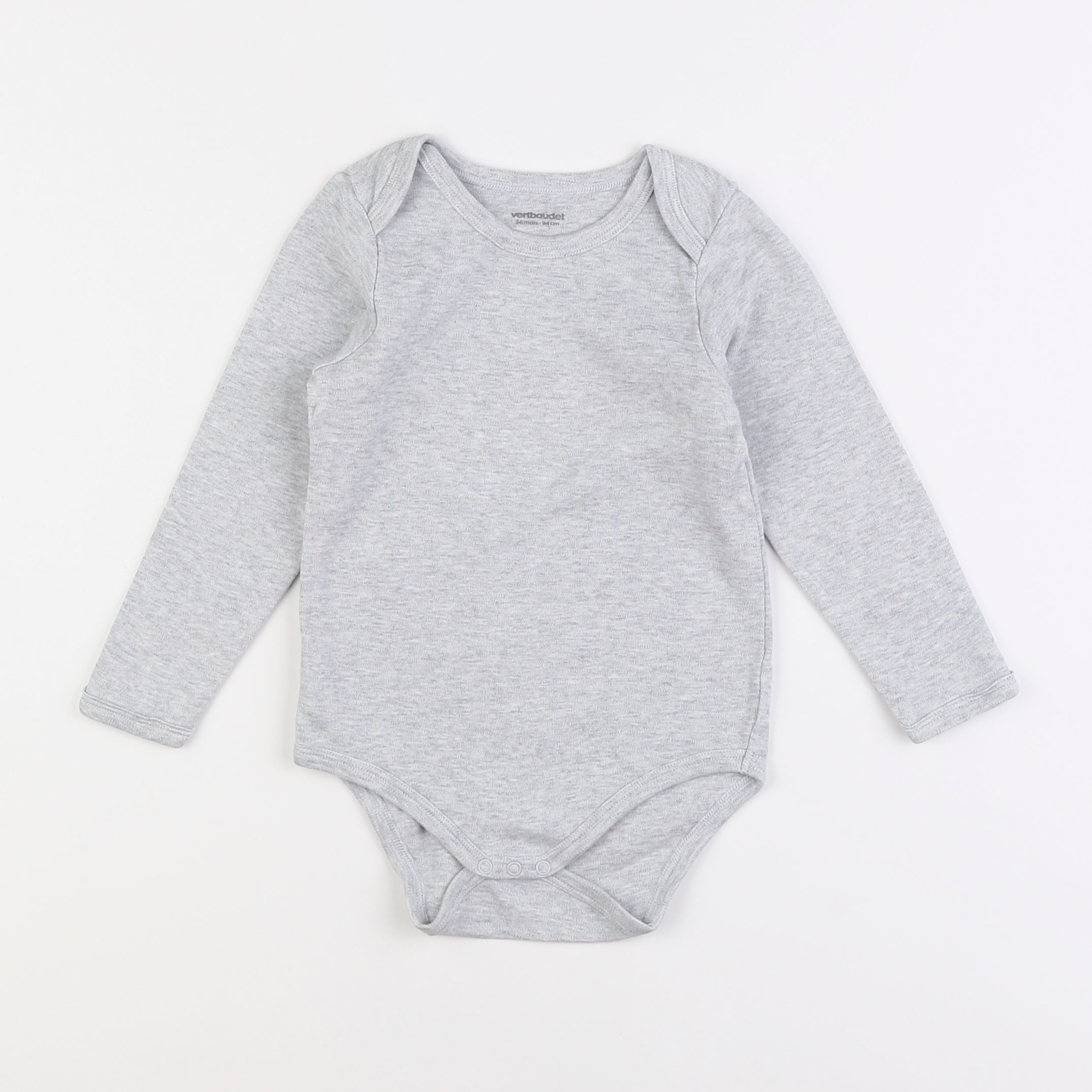 Vertbaudet - body gris - 3 ans