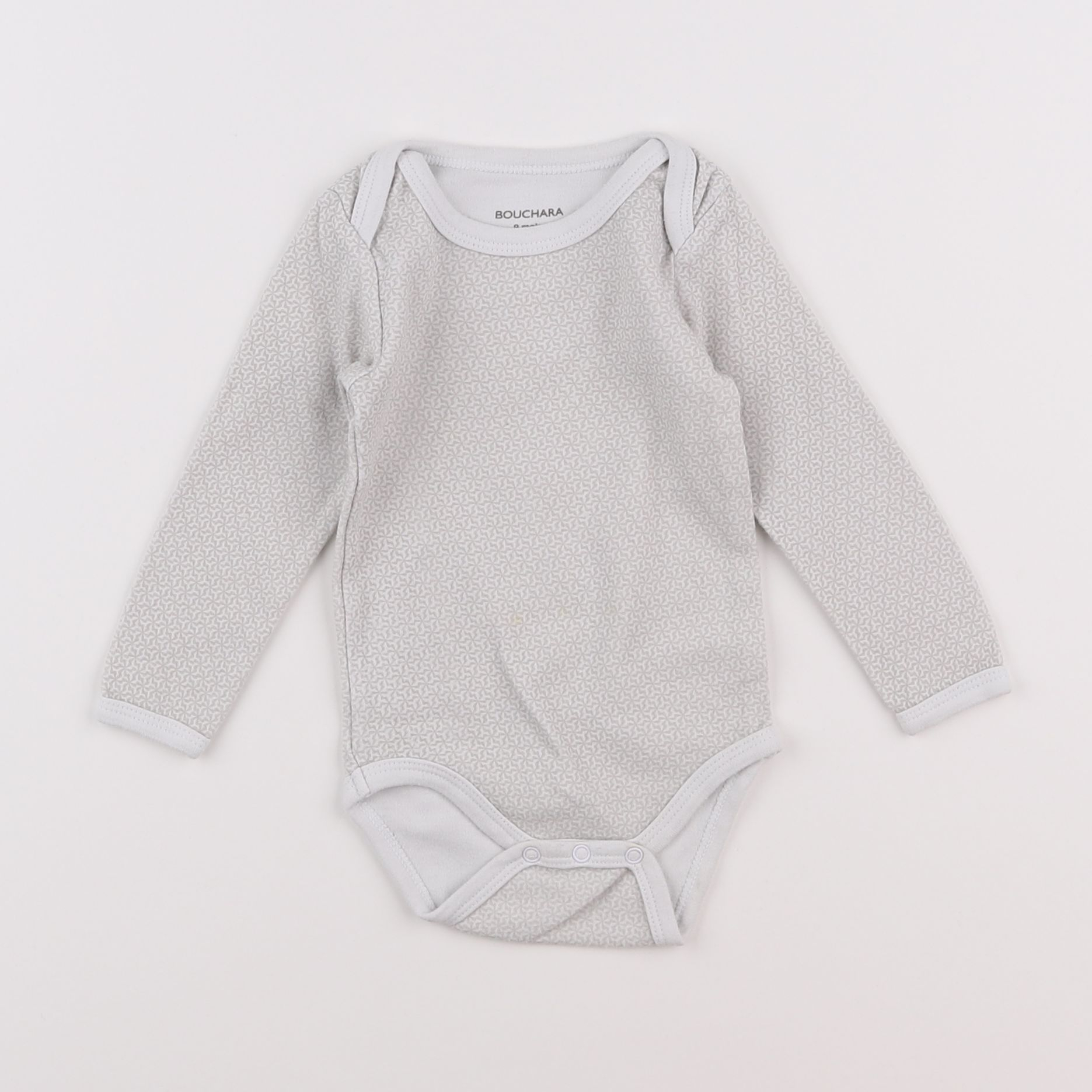 Bouchara - body gris - 9 mois