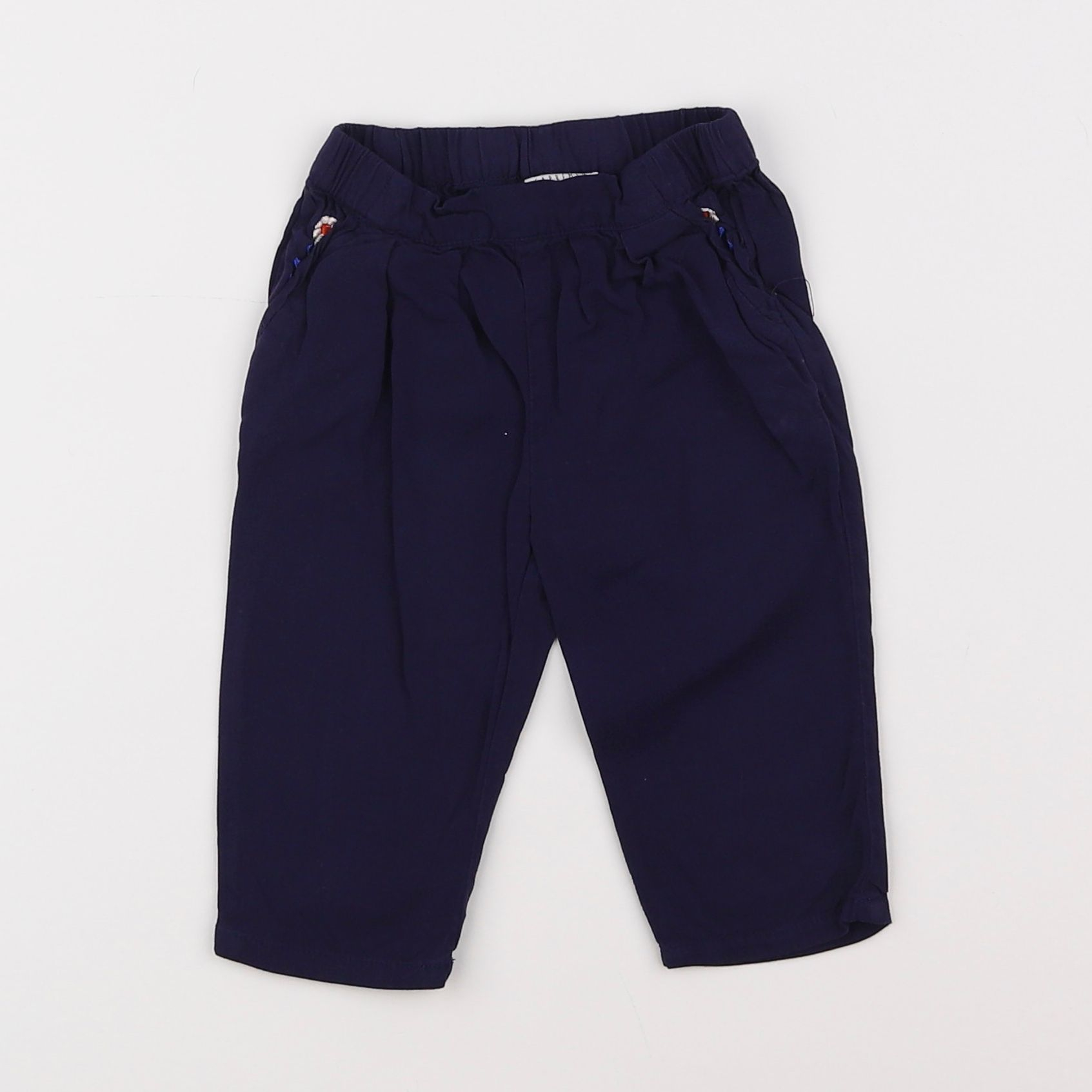 Carrément Beau - pantalon bleu - 6 mois