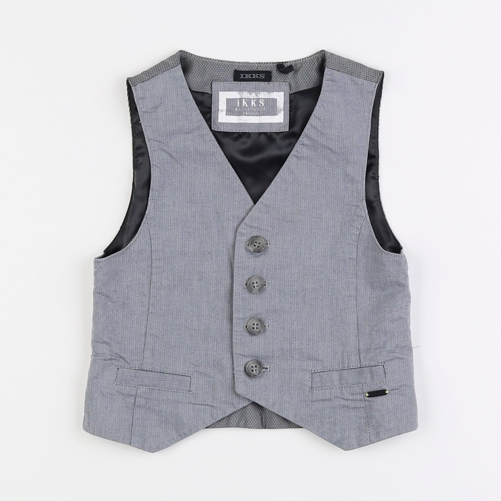 IKKS - gilet gris - 4 ans