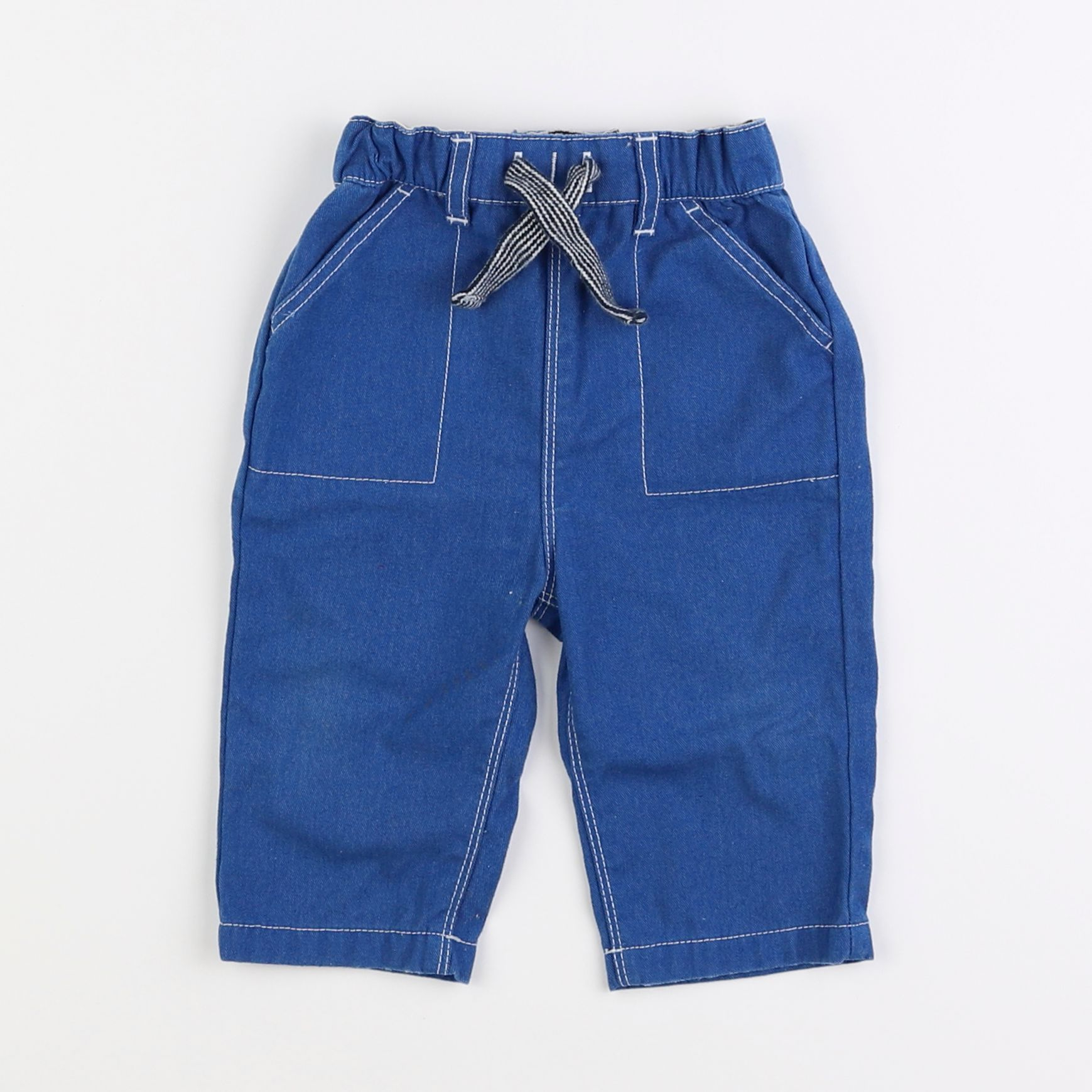 Petit Bateau - jean bleu - 12 mois