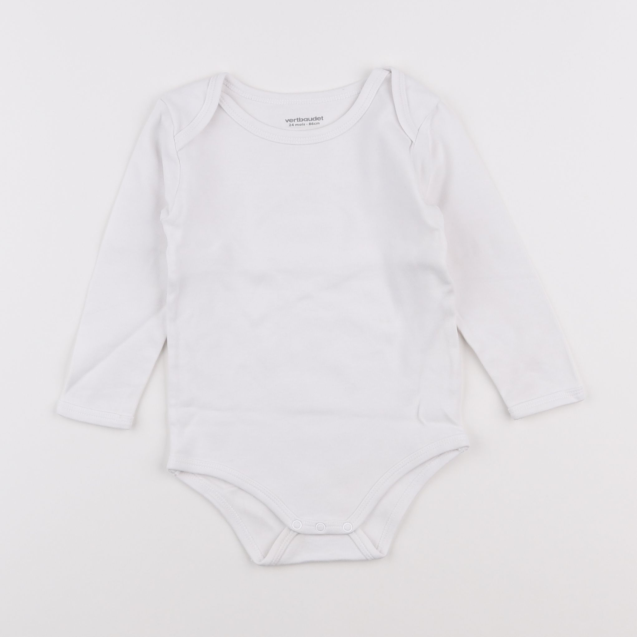 Vertbaudet - body blanc - 2 ans