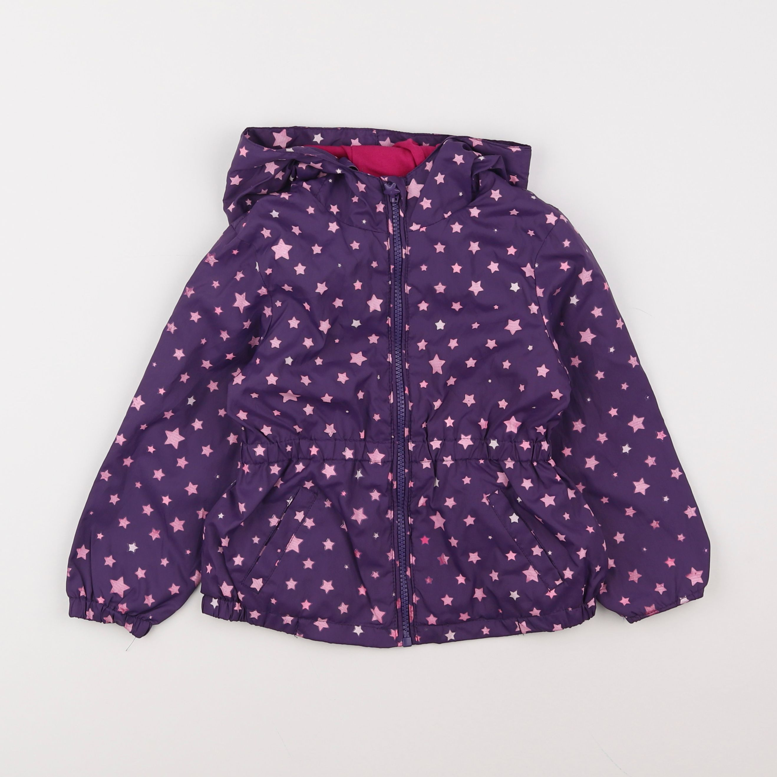 Vertbaudet - coupe-vent violet - 4 ans