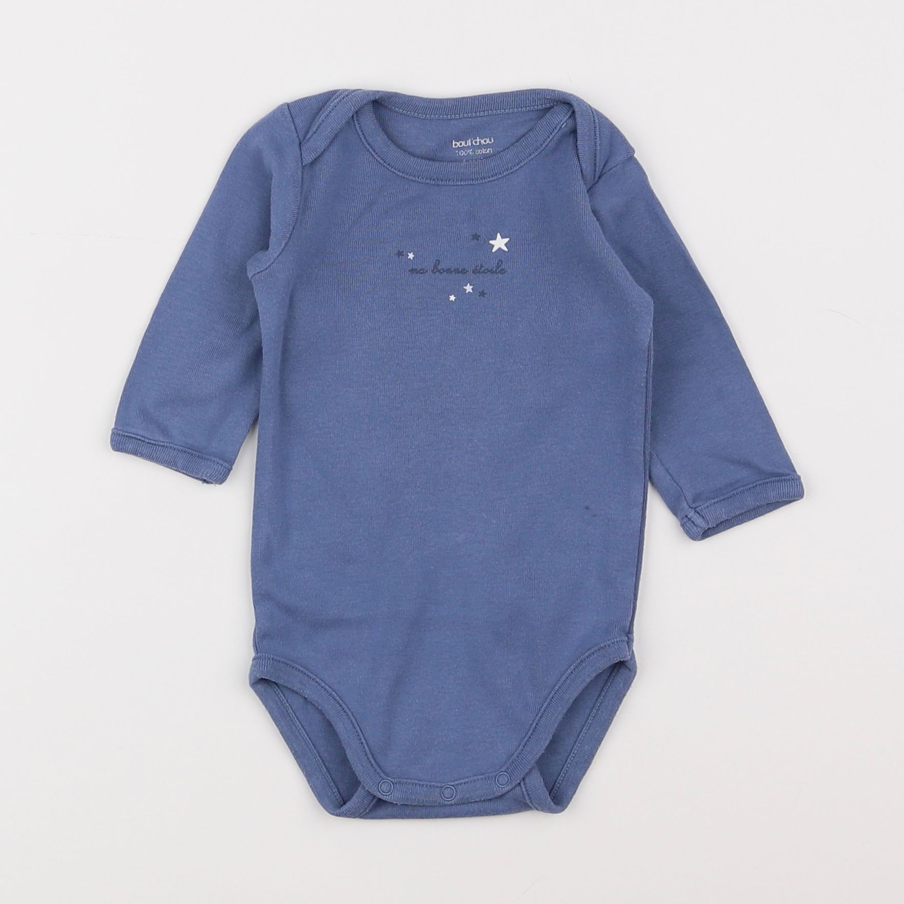 Boutchou - body bleu - 6 mois