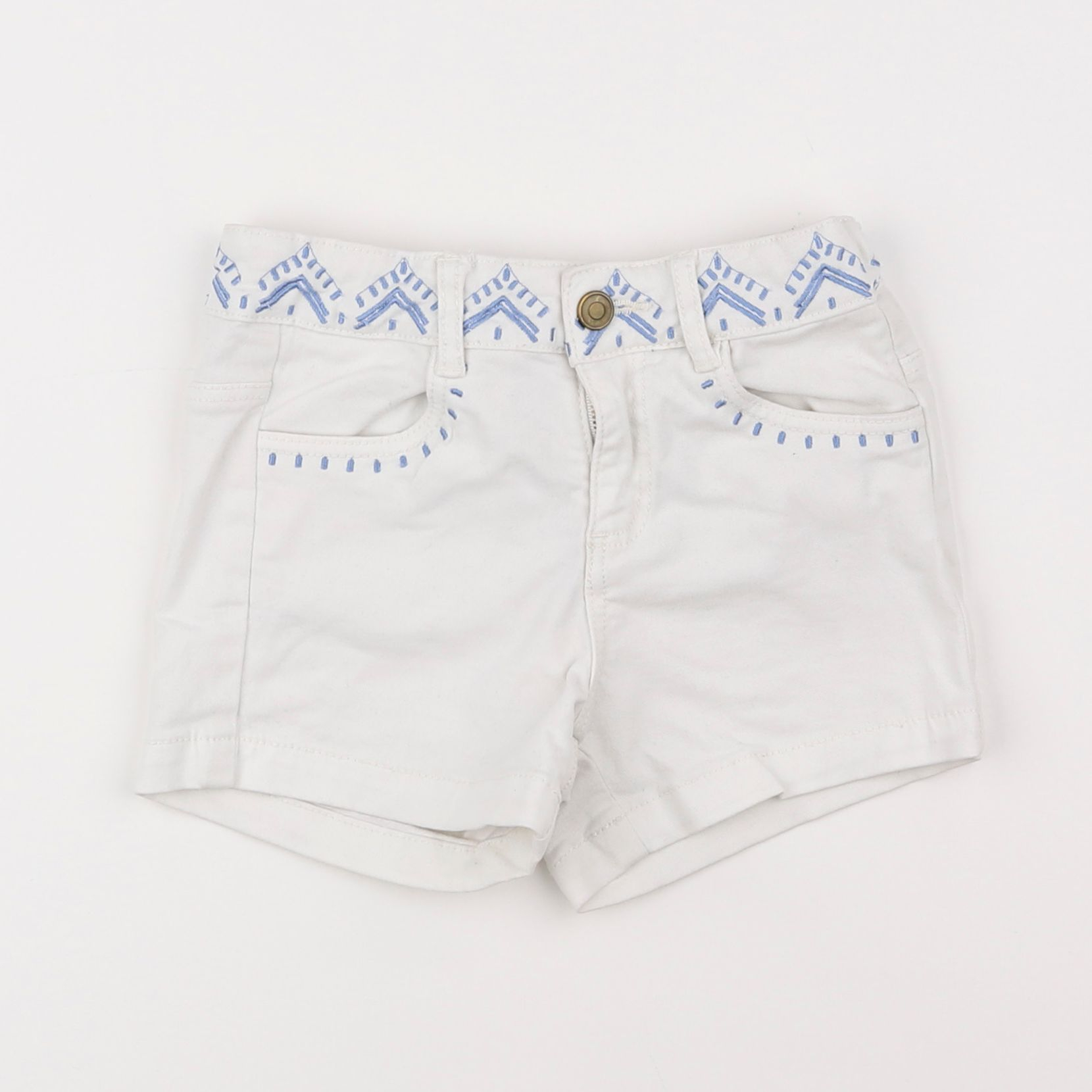 Galeries Lafayette - short blanc - 6 ans