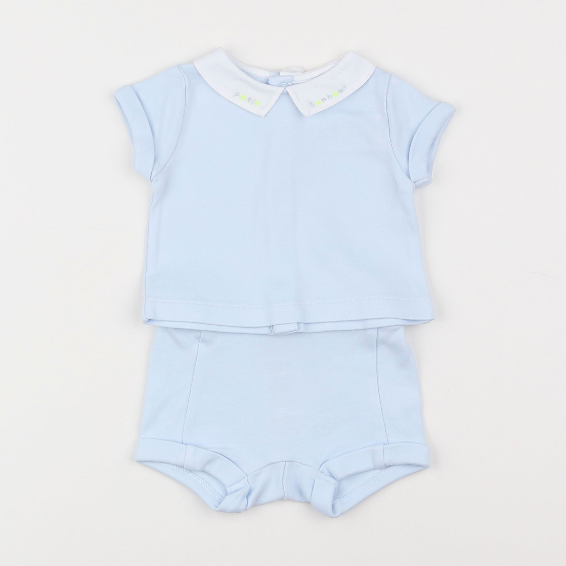 Jacadi - ensemble bleu - 1 mois