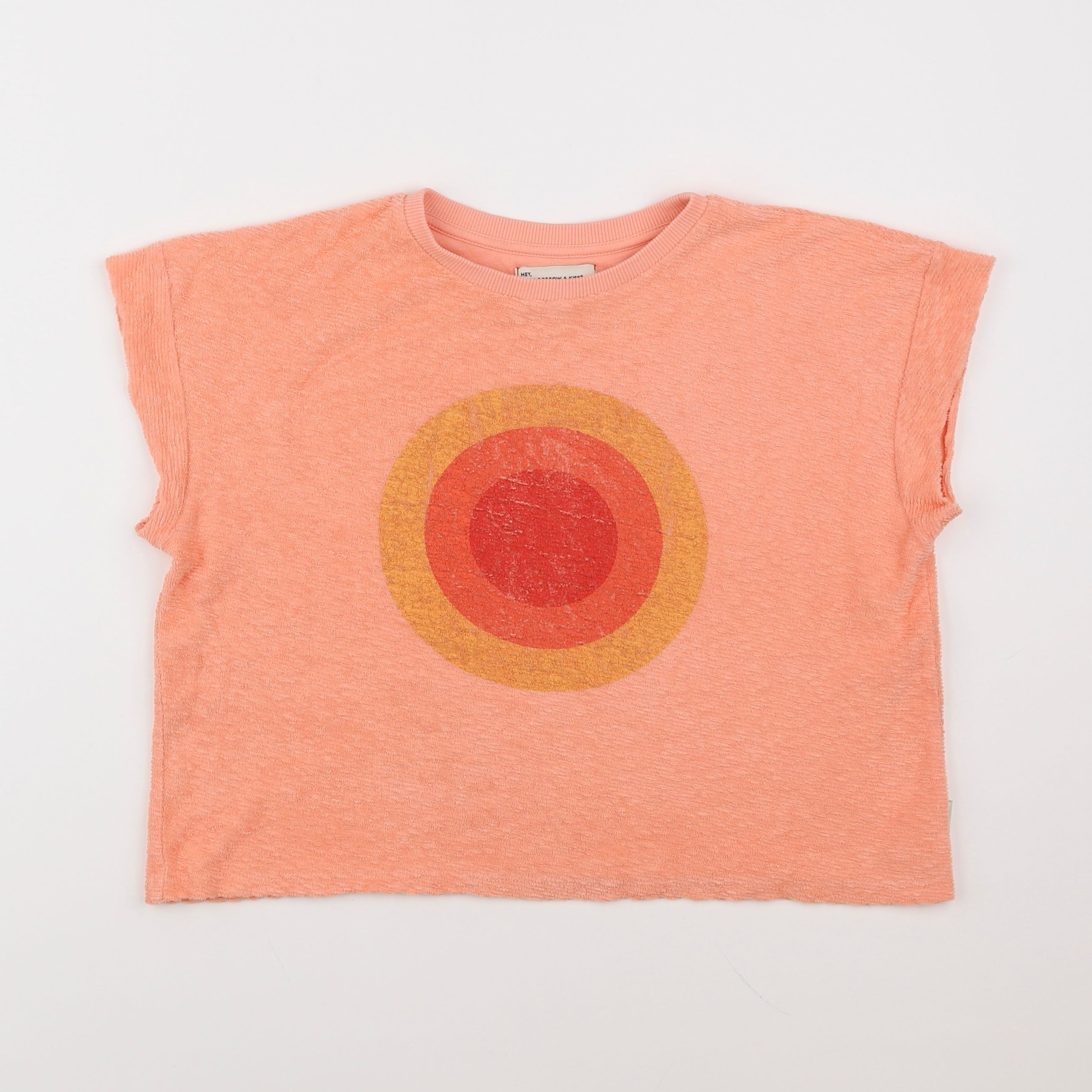 Piupiuchick - tee-shirt orange - 8 ans