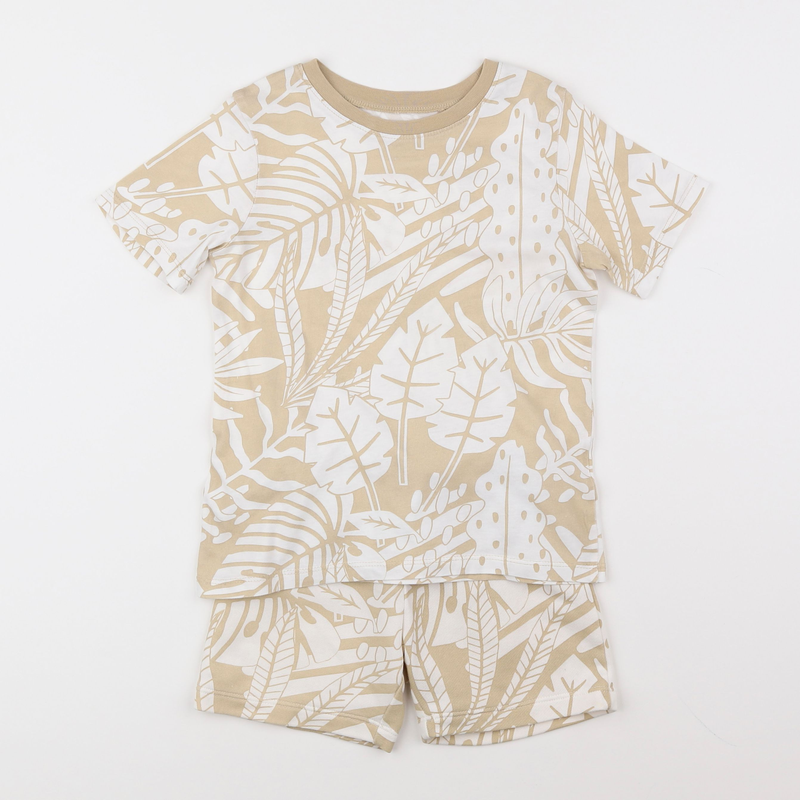 H&M - ensemble beige - 5/6 ans