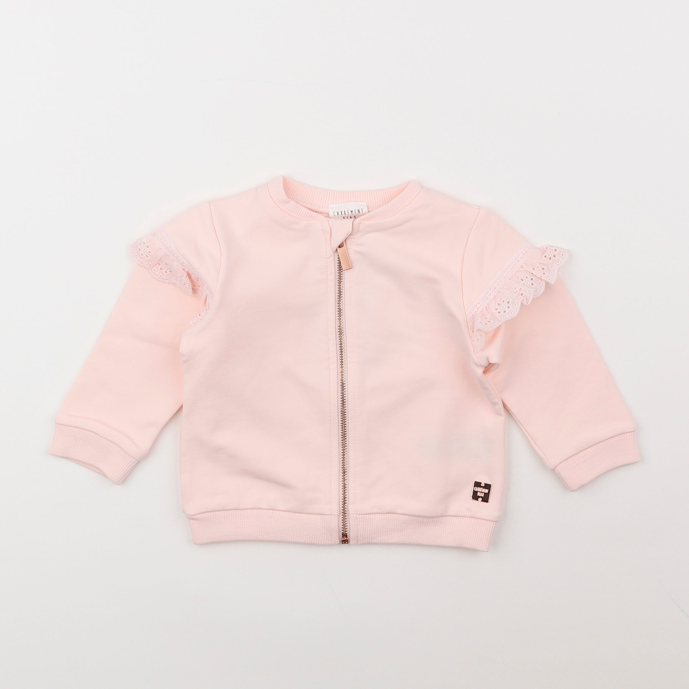 Carrément Beau - sweat rose - 9 mois