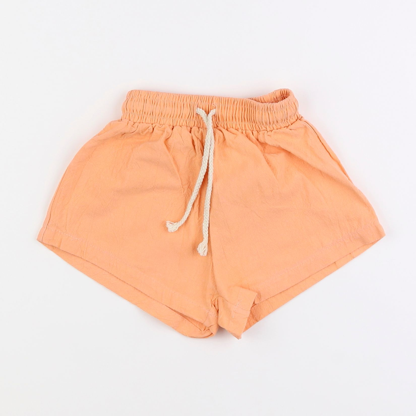 Gamin gamine - short orange - 3 ans