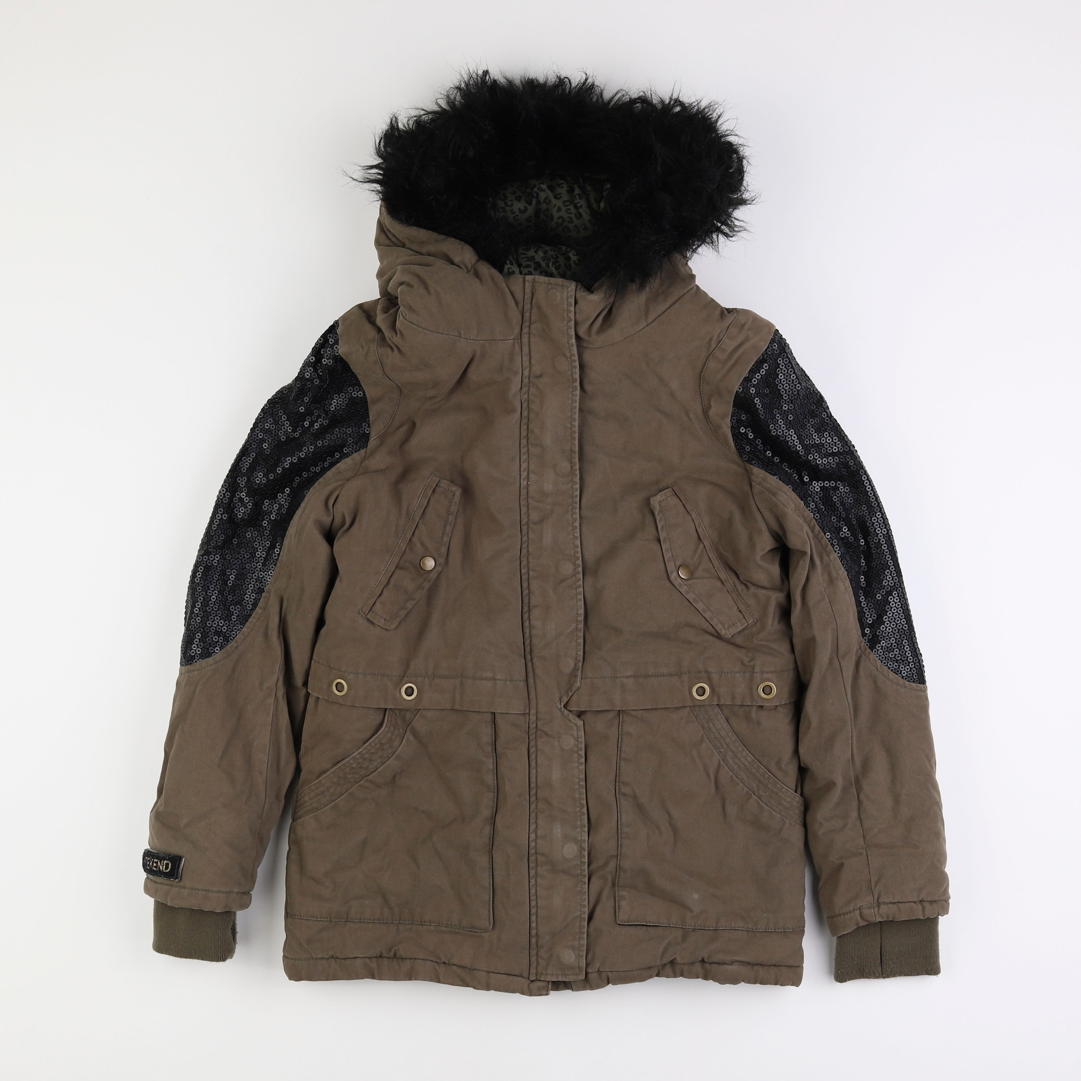 IKKS - manteau vert - 12 ans