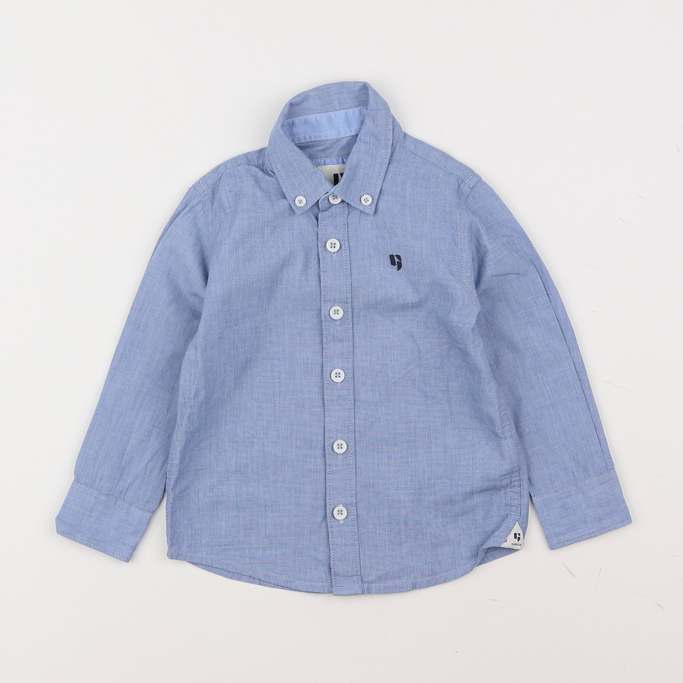 Garcia - chemise bleu - 2/3 ans