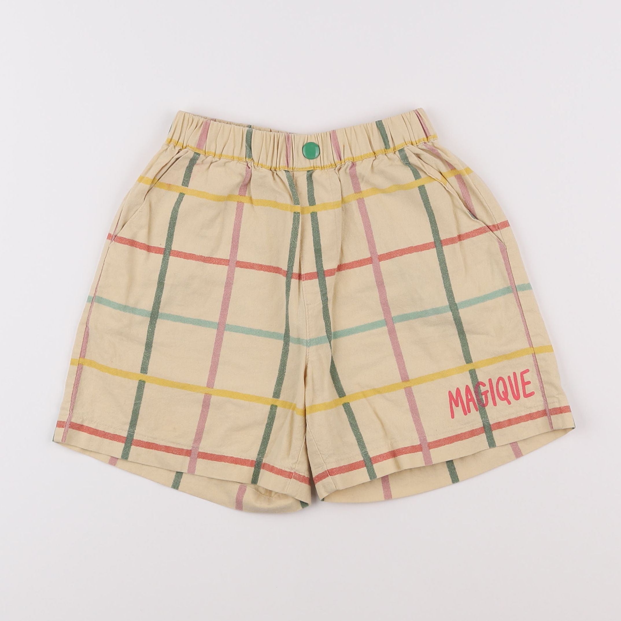 Jellymallow - short beige - 6/7 ans