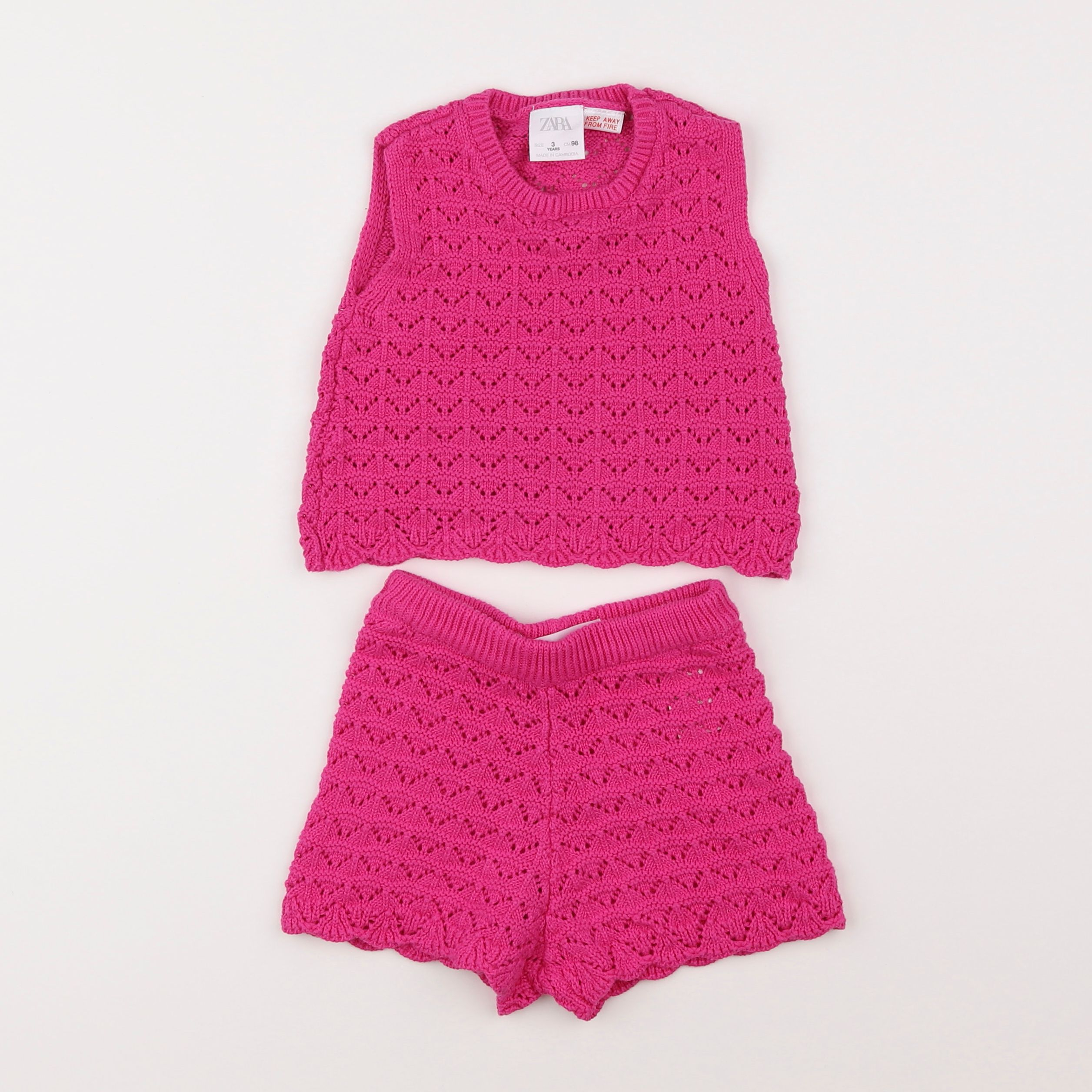 Zara - ensemble rose - 3 ans