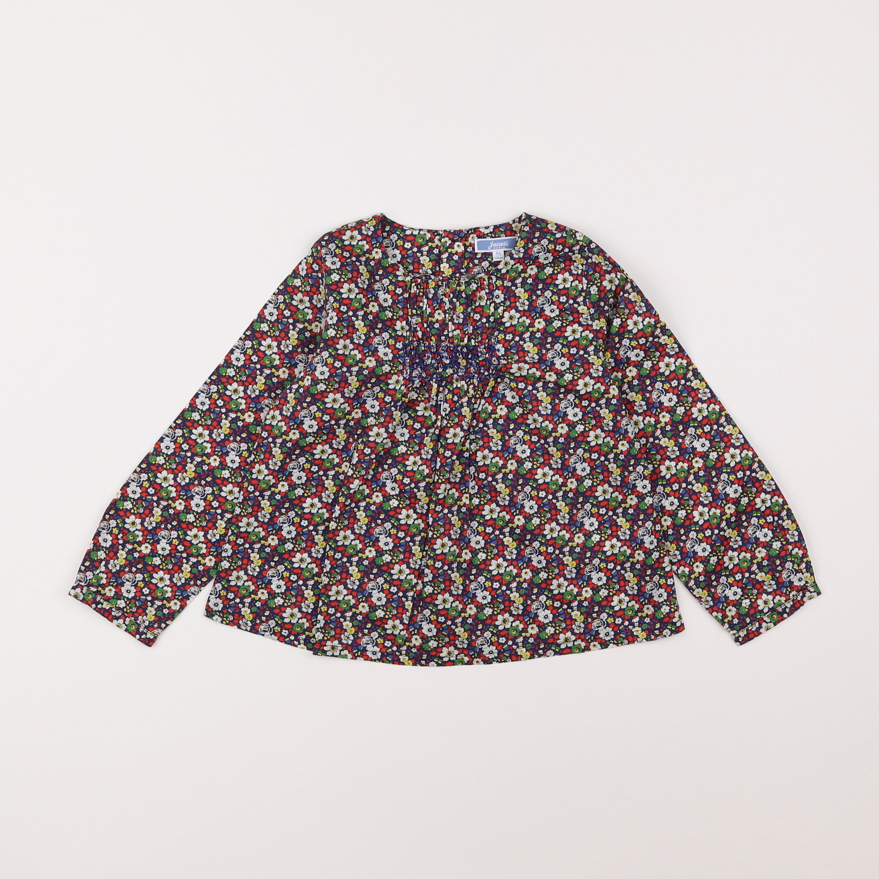 Jacadi - blouse liberty multicolore - 4 ans