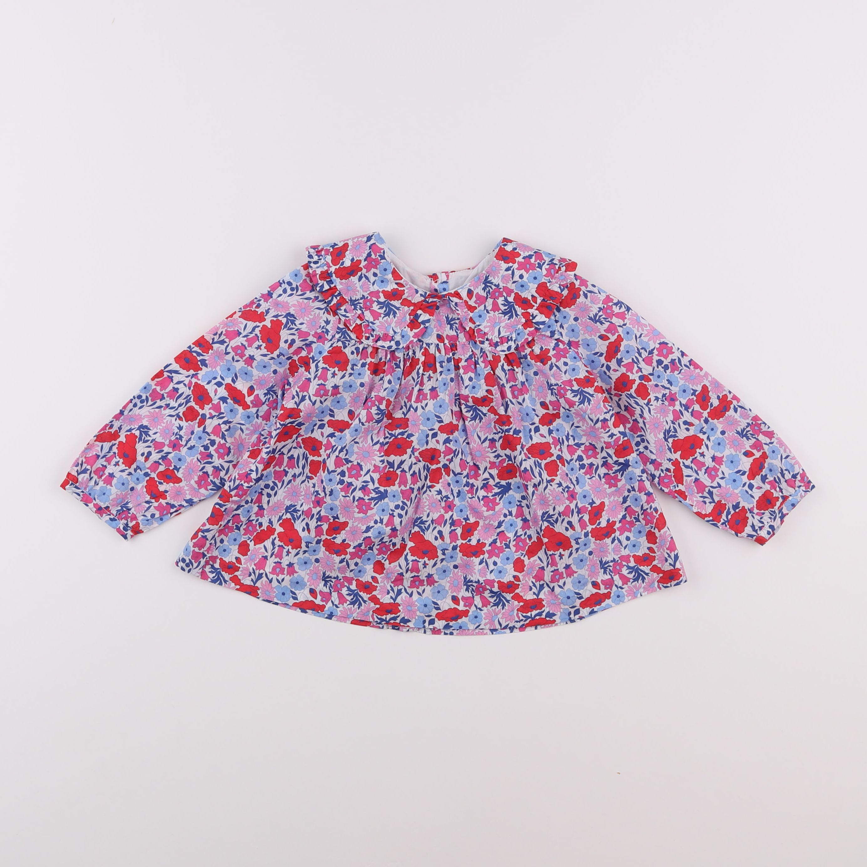 Jacadi - blouse liberty multicolore - 18 mois