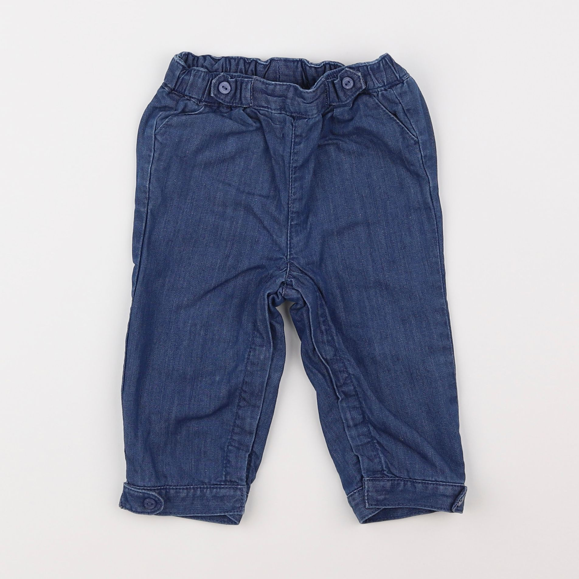 Cyrillus - pantalon bleu - 9 mois