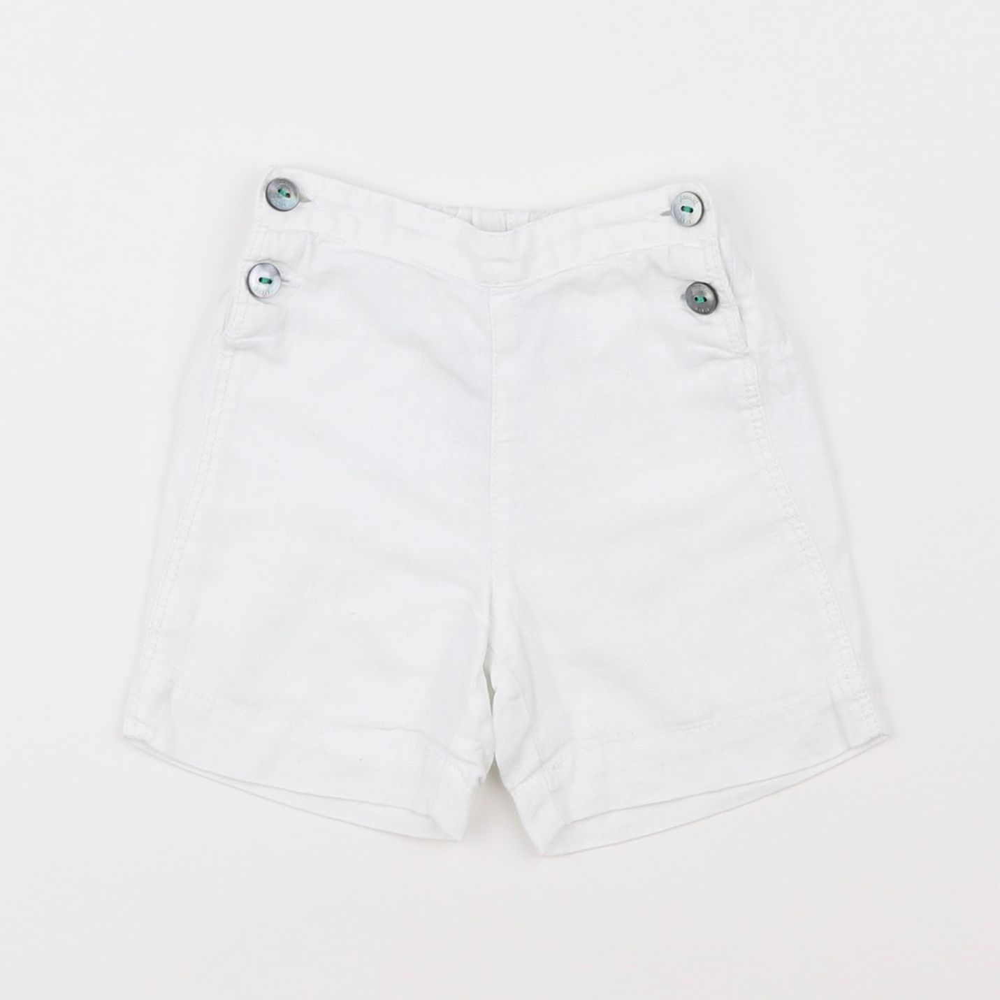 Jacadi - short blanc - 1 mois