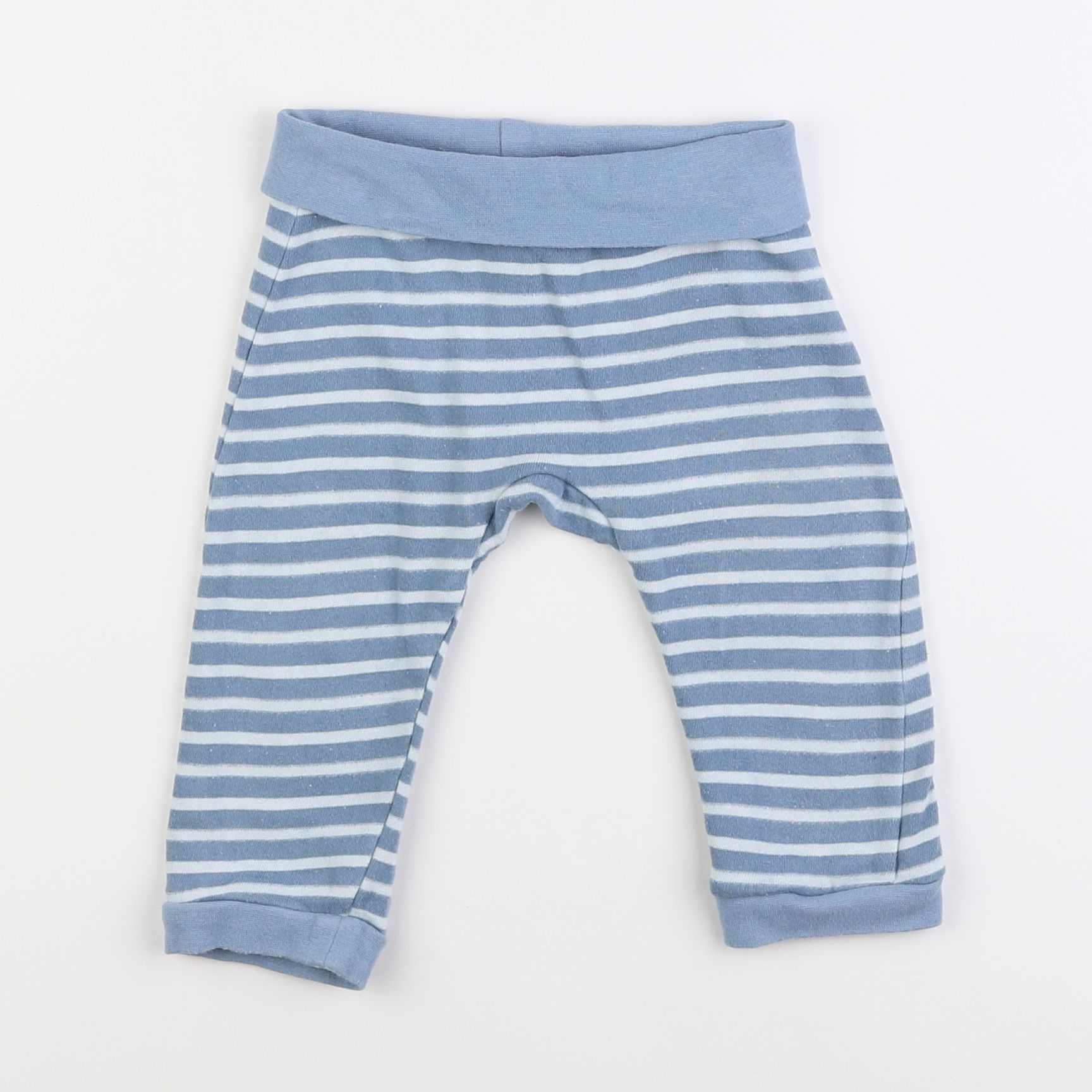 Manor Kids - legging blanc, bleu - 9 mois